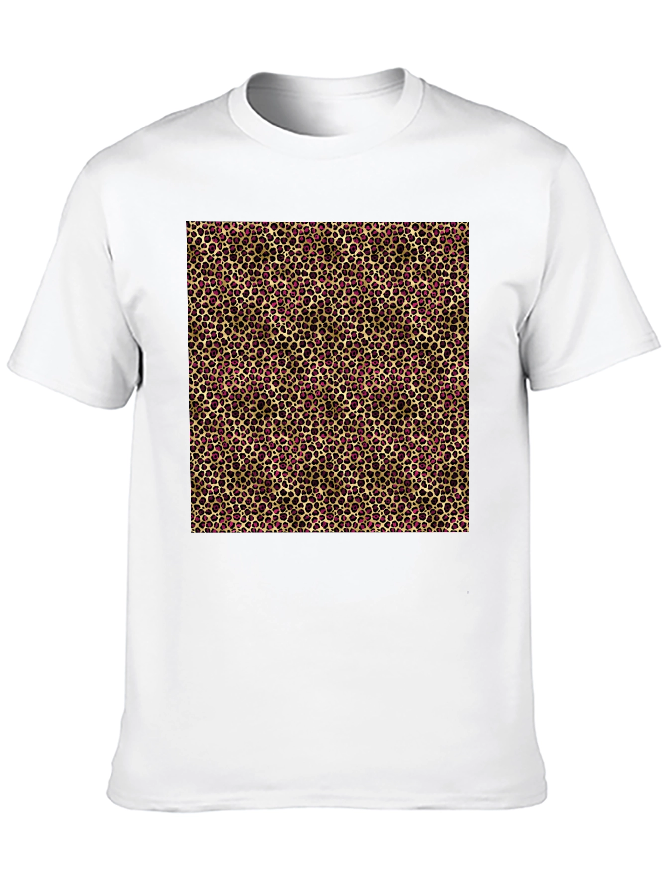 Black Leopard Print T-Shirt - Modern Style view 10