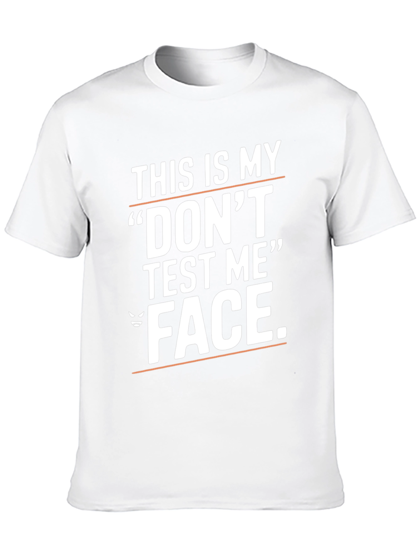Black Don't Test Me Graphic Tee - Black Cotton T-Shirt view 10