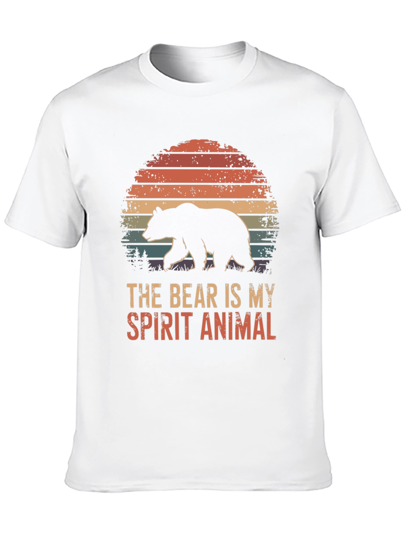 Black Bear Spirit Animal T-Shirt - Nature Inspired Graphic Tee view 10