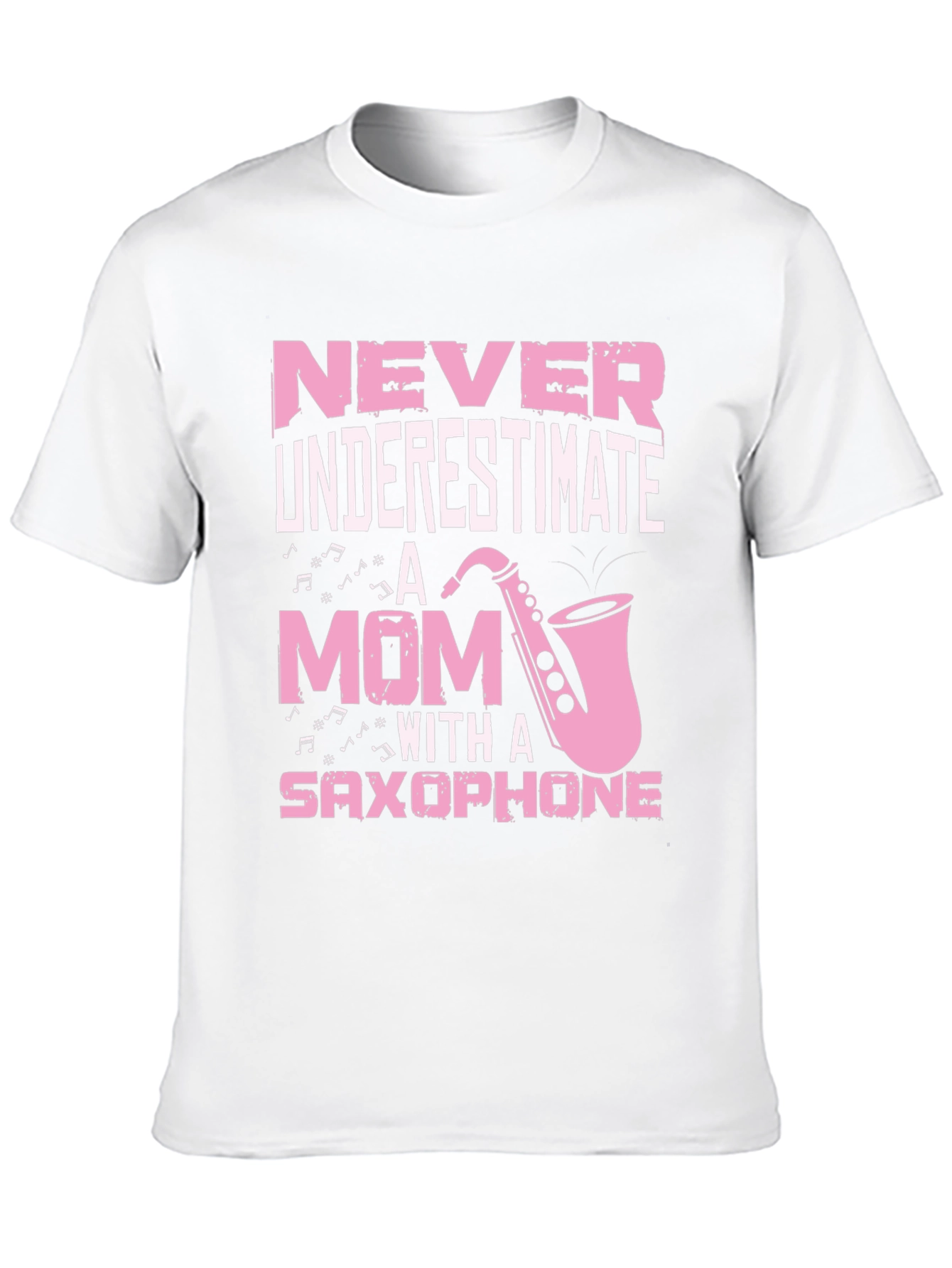 Black Never Underestimate a Mom Saxophone T-Shirt view 10