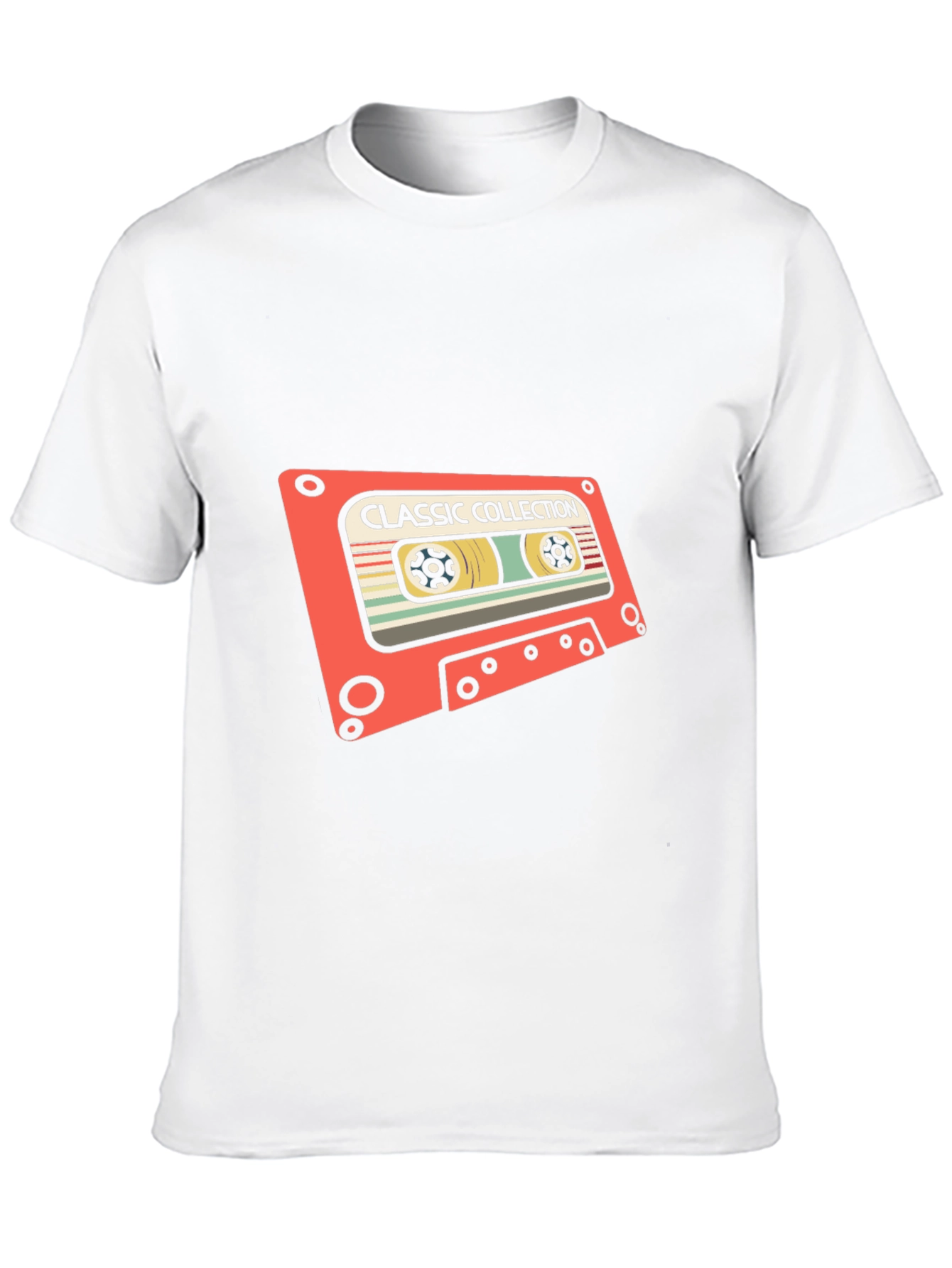 Black Retro Cassette Tape Graphic T-Shirt view 10