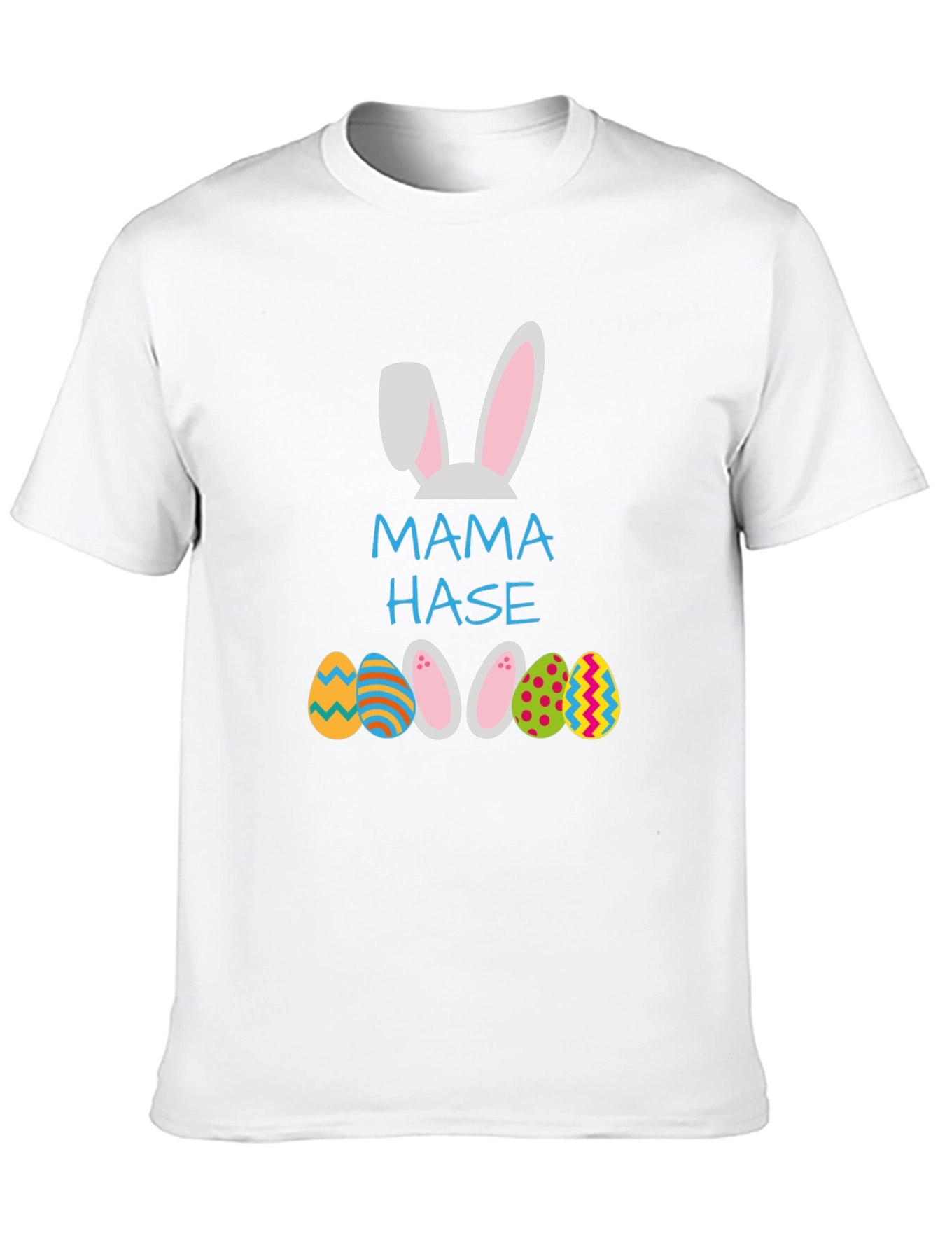 Black Mama Hase Easter Bunny Egg T-Shirt view 10