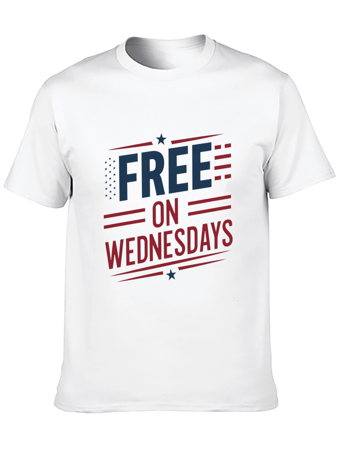 Black Free on Wednesdays T-Shirt view 10