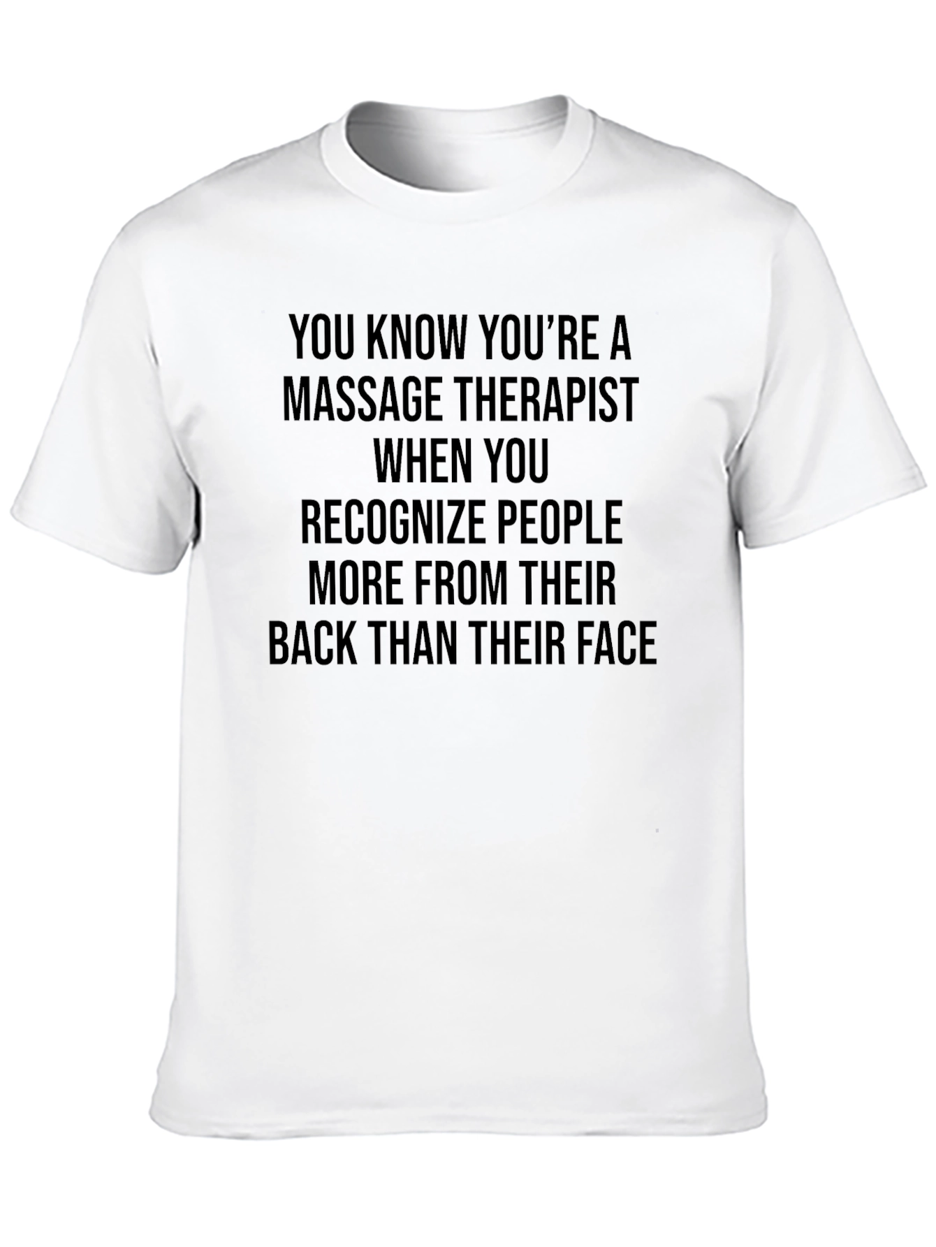 Black Massage Therapist T-Shirt - Funny Gift for MTs view 10