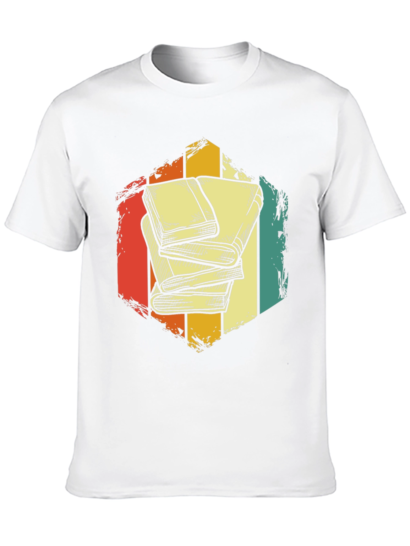 Black Vintage Books T-Shirt - Reader Apparel view 10