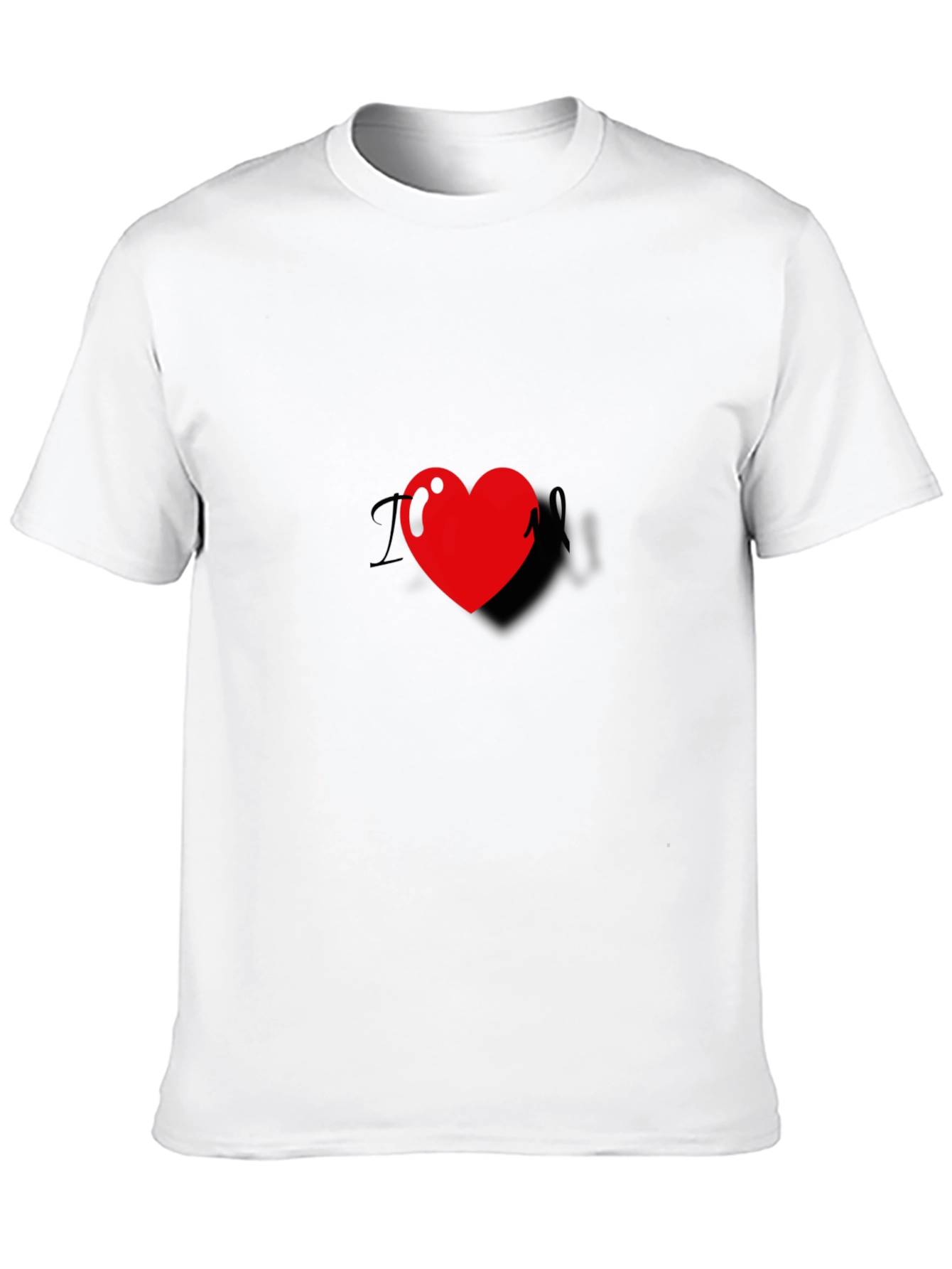 Black I Heart Black T-Shirt - Casual Fashion Tee view 10