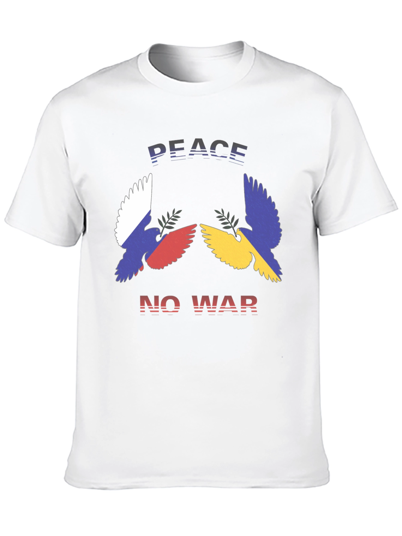 Black Peace No War Graphic T-Shirt view 10