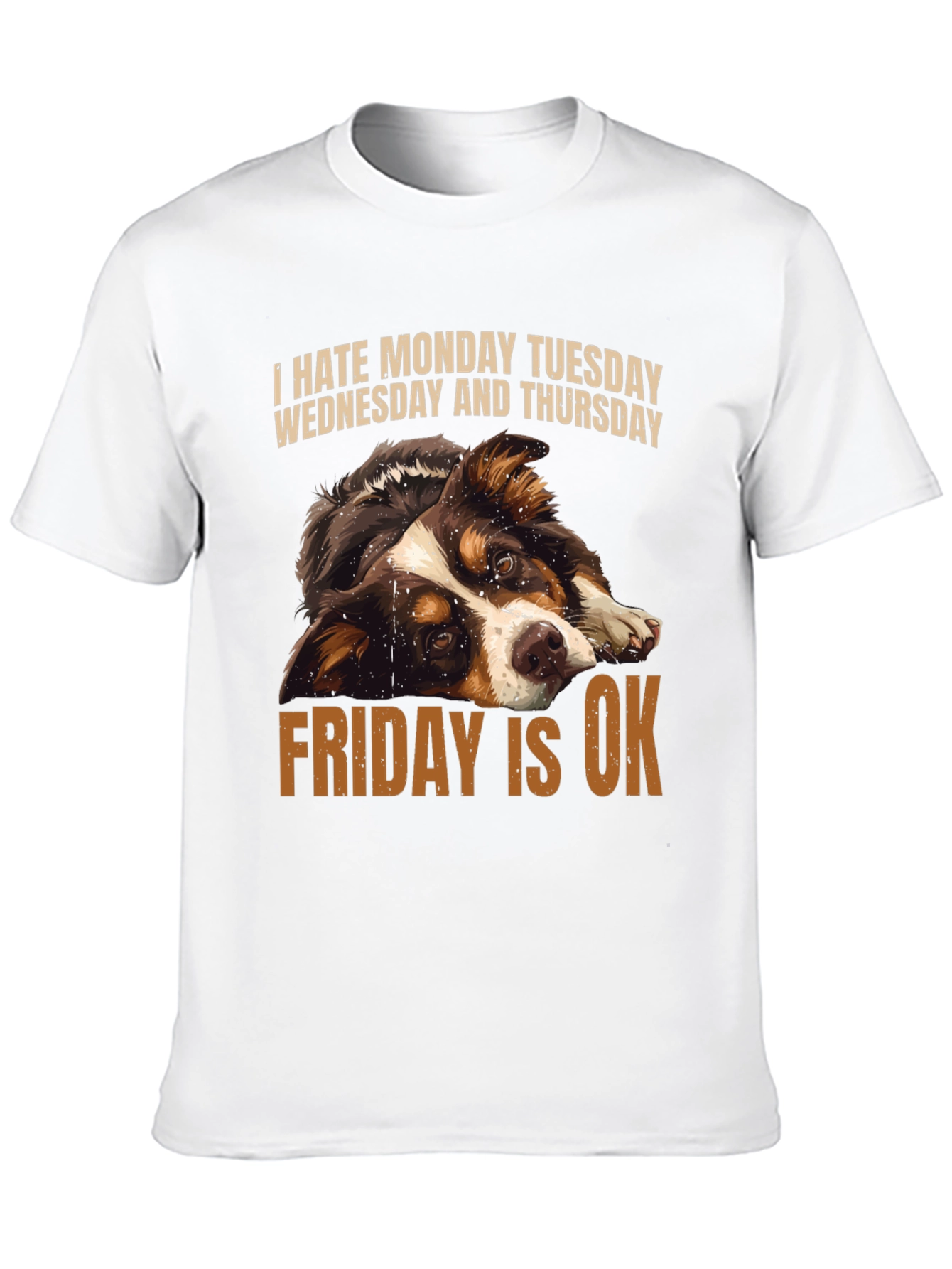Funny Dog Days of the Week T-Shirt - 10