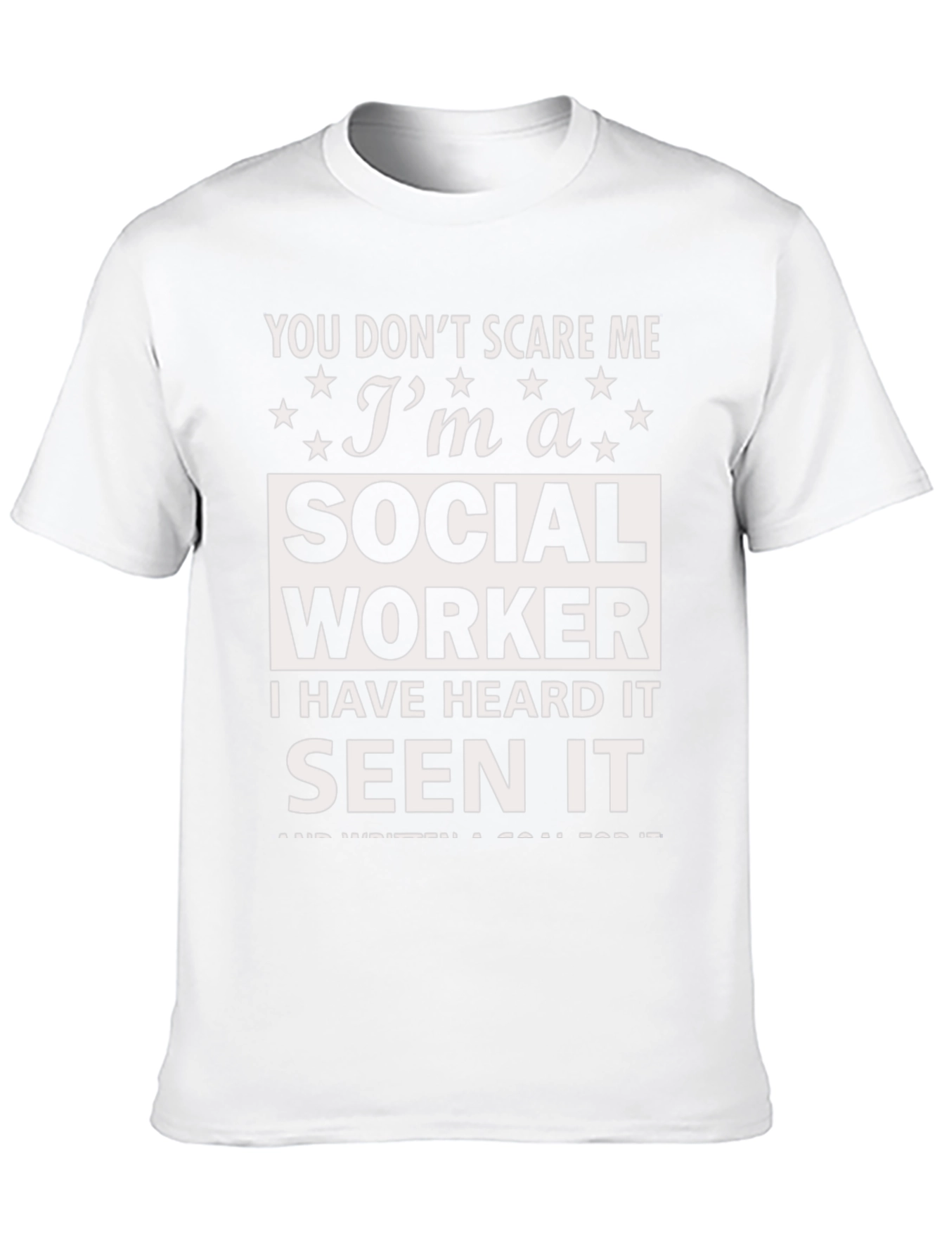 Black Social Worker Graphic T-Shirt - Funny Unisex Tee view 10