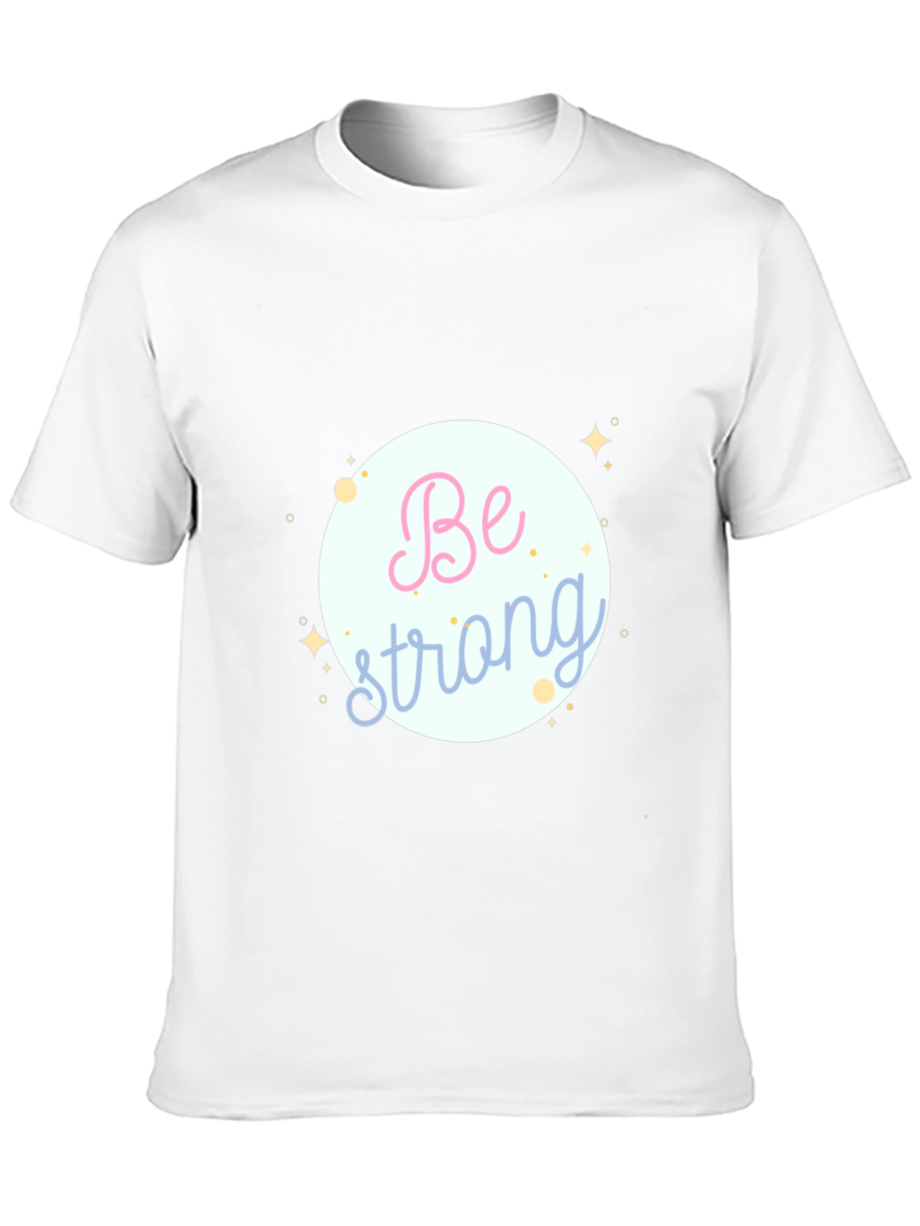 Black Be Strong T-Shirt - Inspirational Graphic Tee view 10