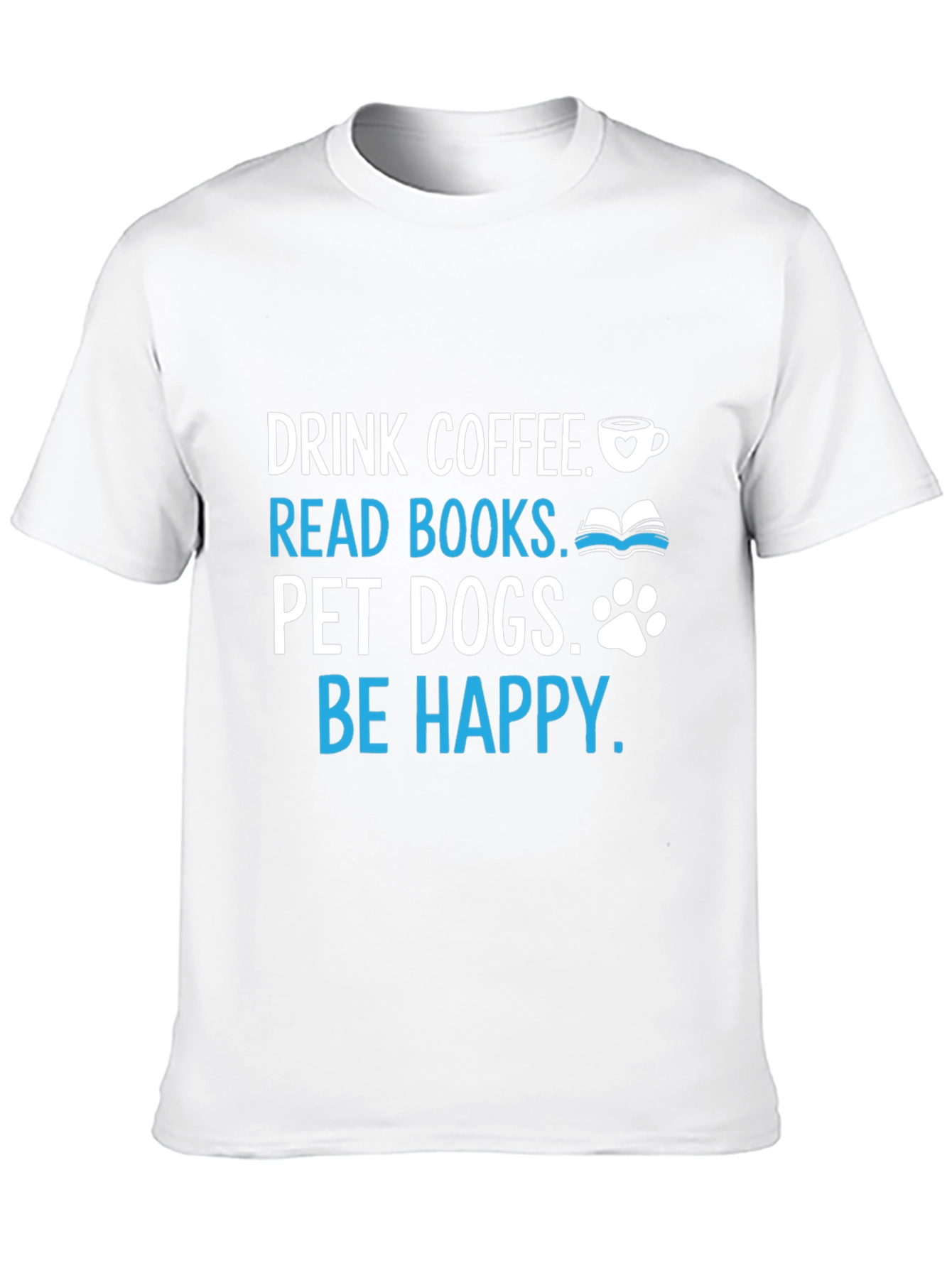 Black Drink Coffee Read Books Pet Dogs T-Shirt view 10