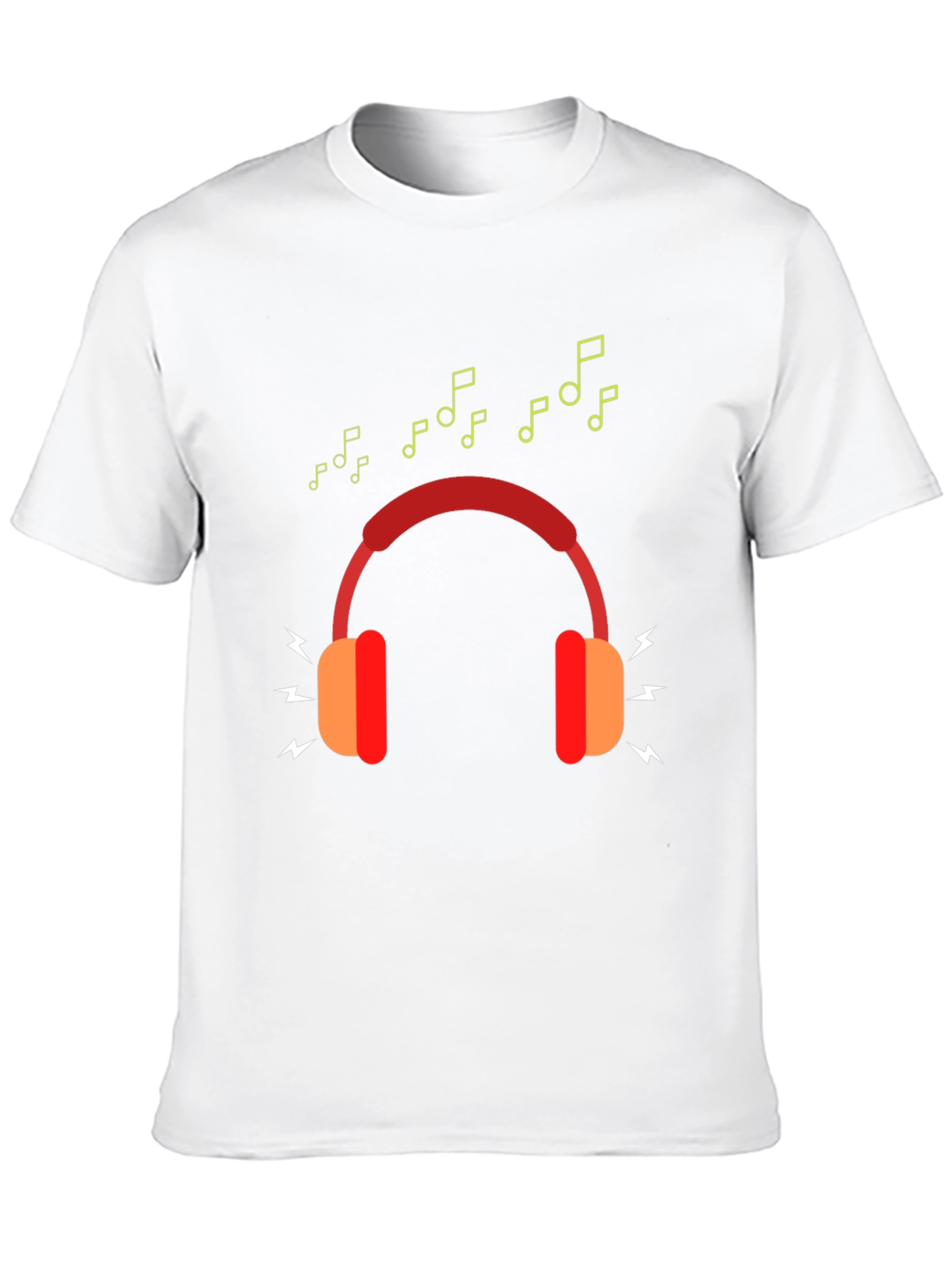 Black Stylish Music Lover's Graphic T-Shirt view 10