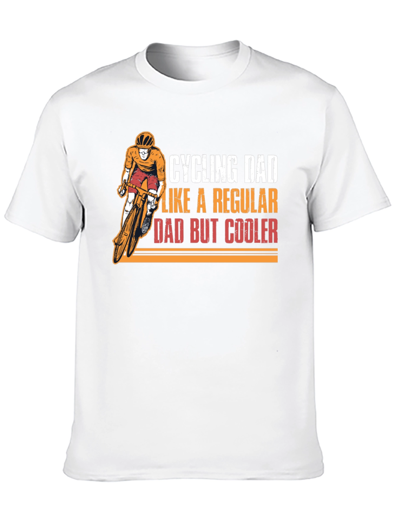 Black Cycling Dad T-Shirt - Cool Dad Edition view 10