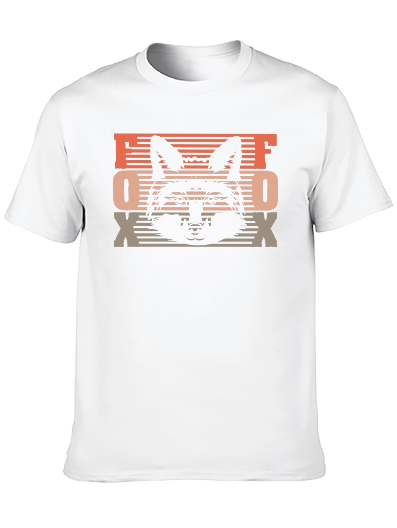 Black Retro Fox Graphic Tee - Black Cotton Blend view 10