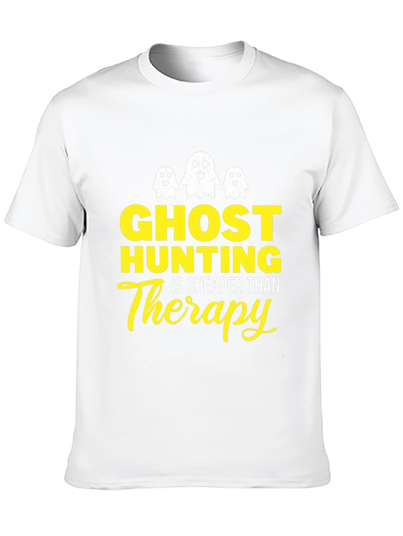 Black Ghost Hunting Therapy Tee view 10