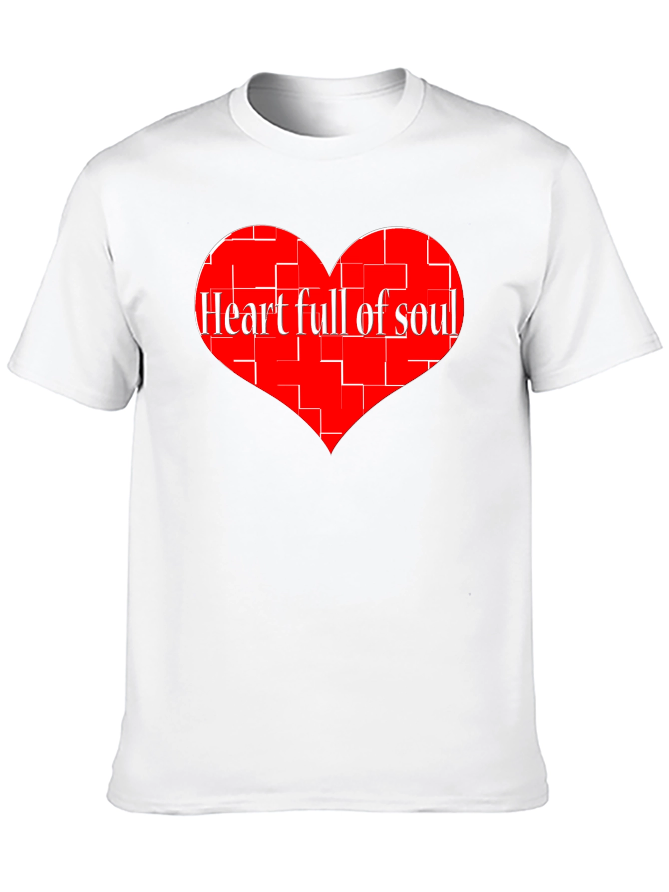 Black Heart Full of Soul Graphic Tee - Black Cotton T-Shirt view 10