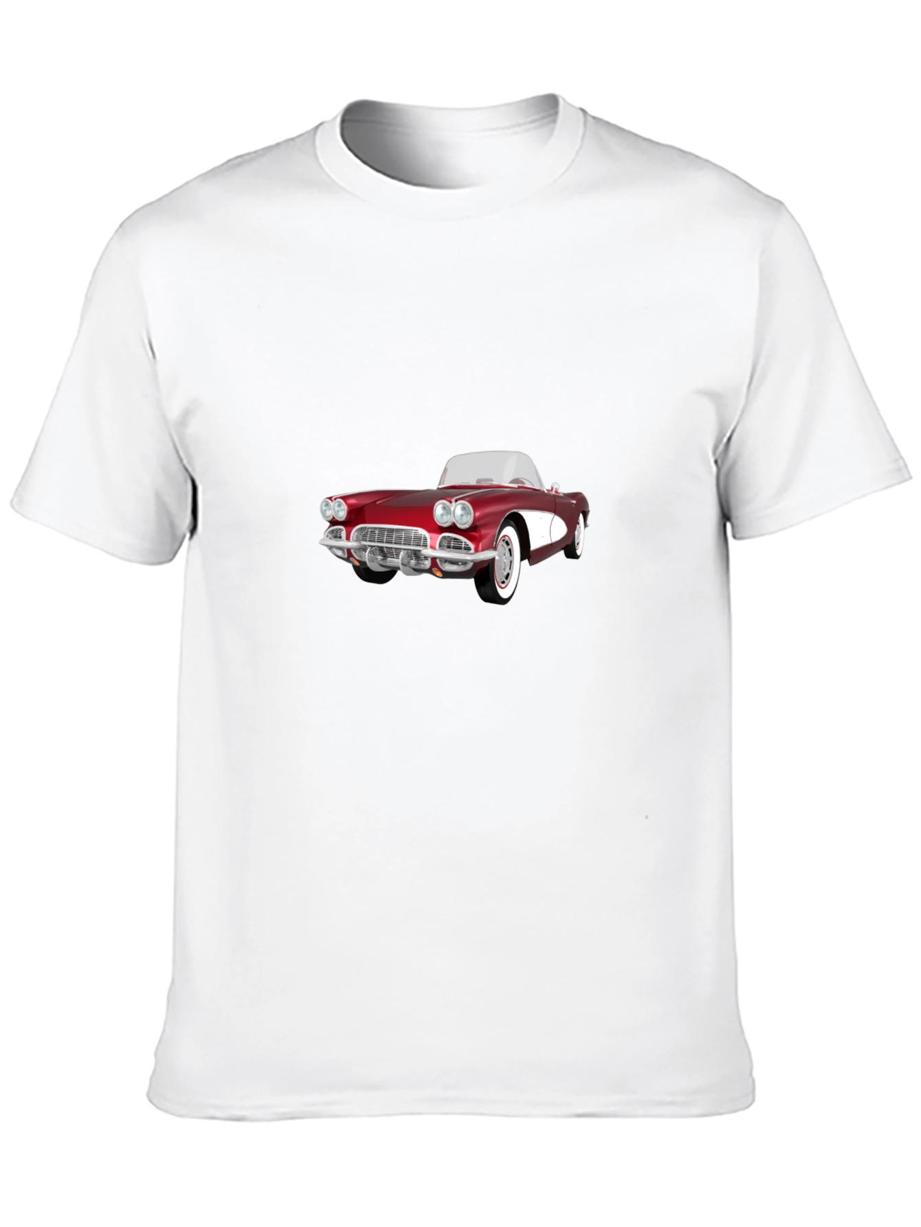 Black Classic Car Graphic Tee - Retro Style view 10