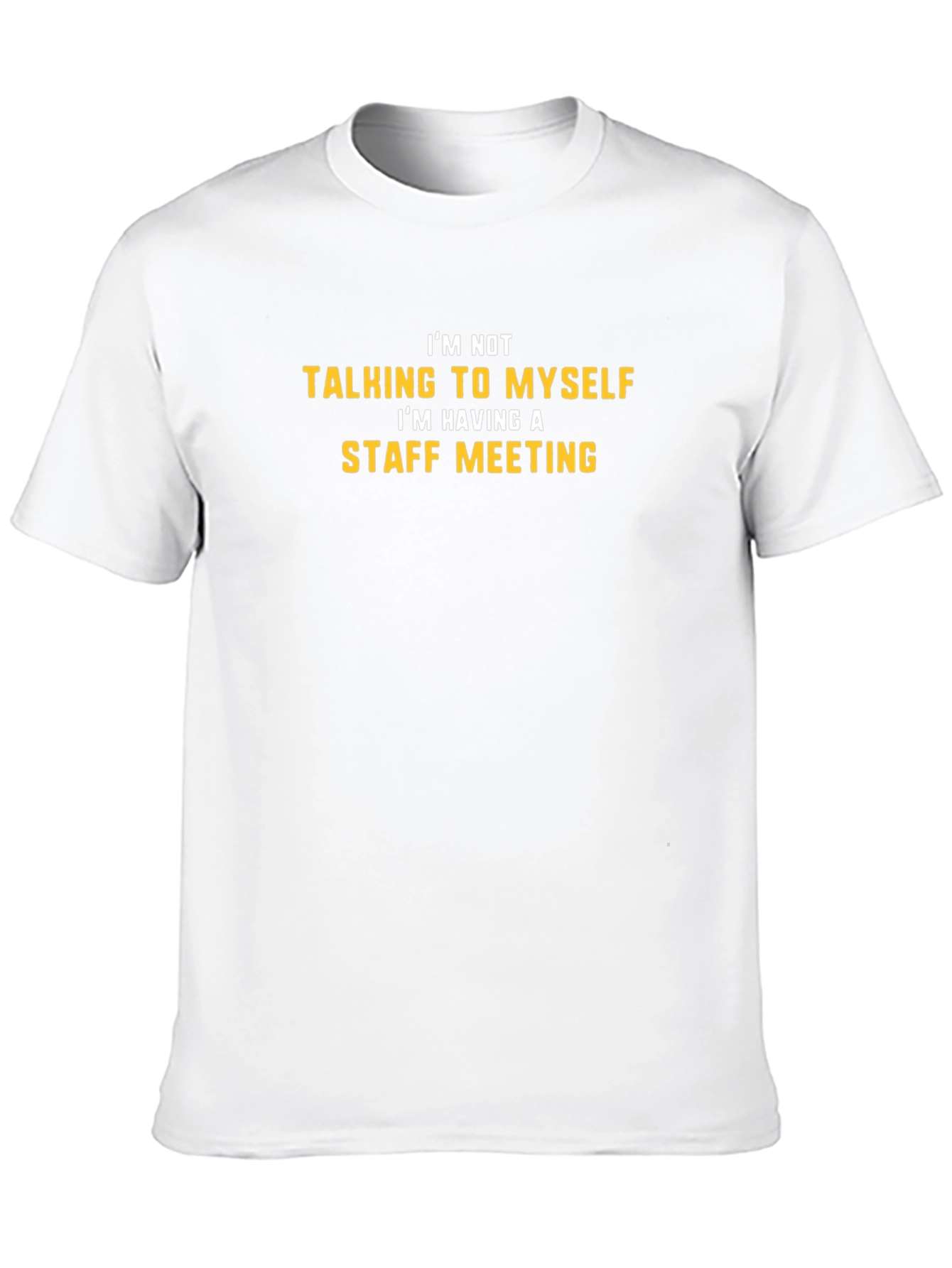 Black Staff Meeting T-Shirt: Funny Novelty Tee view 10