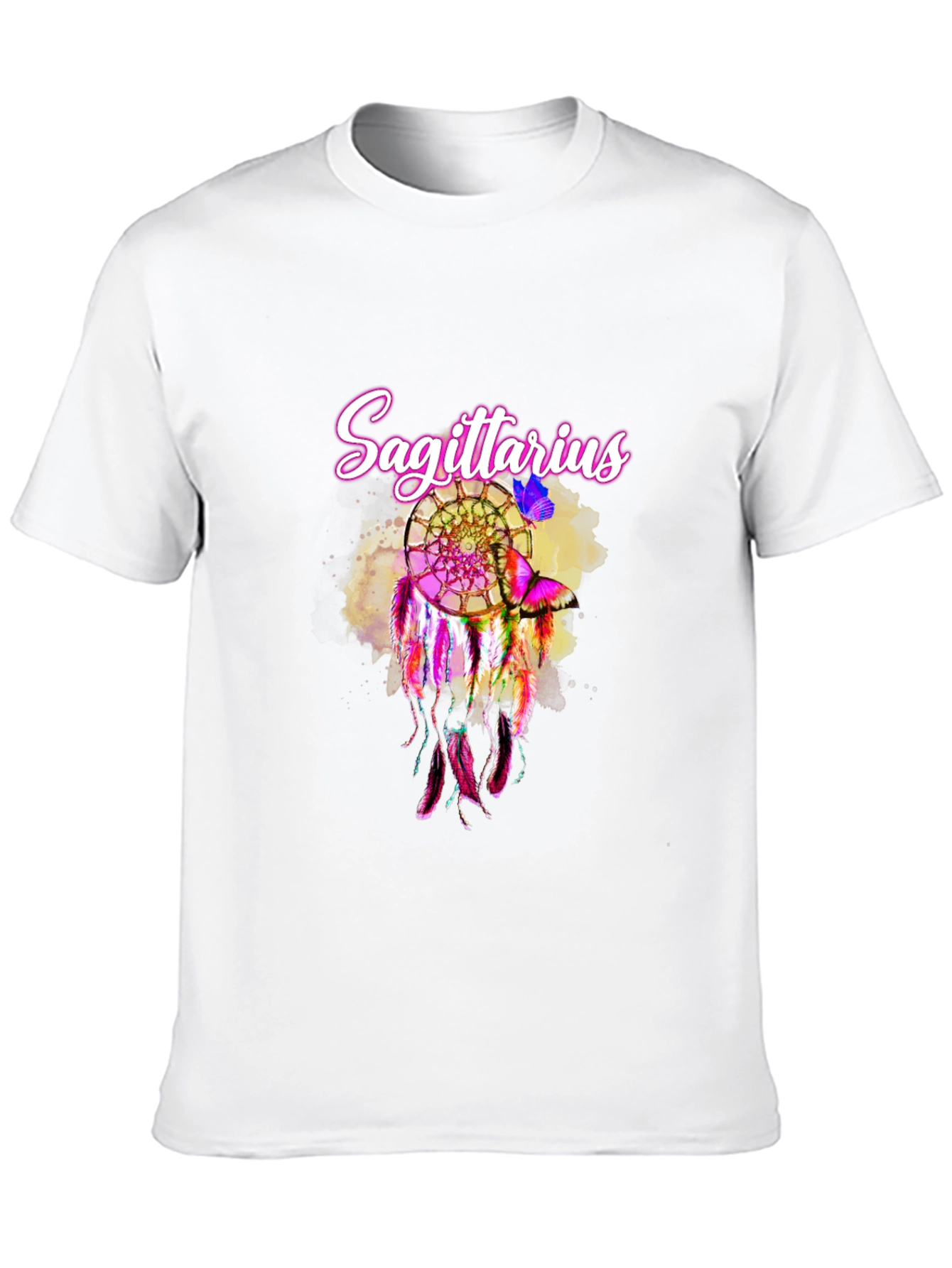 Black Sagittarius Dreamcatcher Graphic Tee view 10
