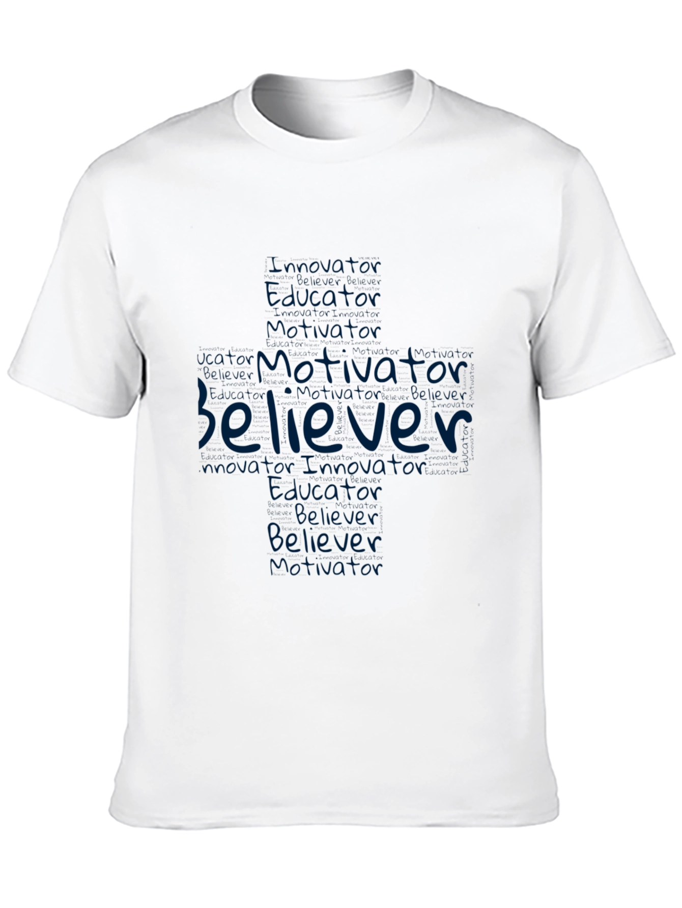 Black Motivator Believer Graphic Tee view 10