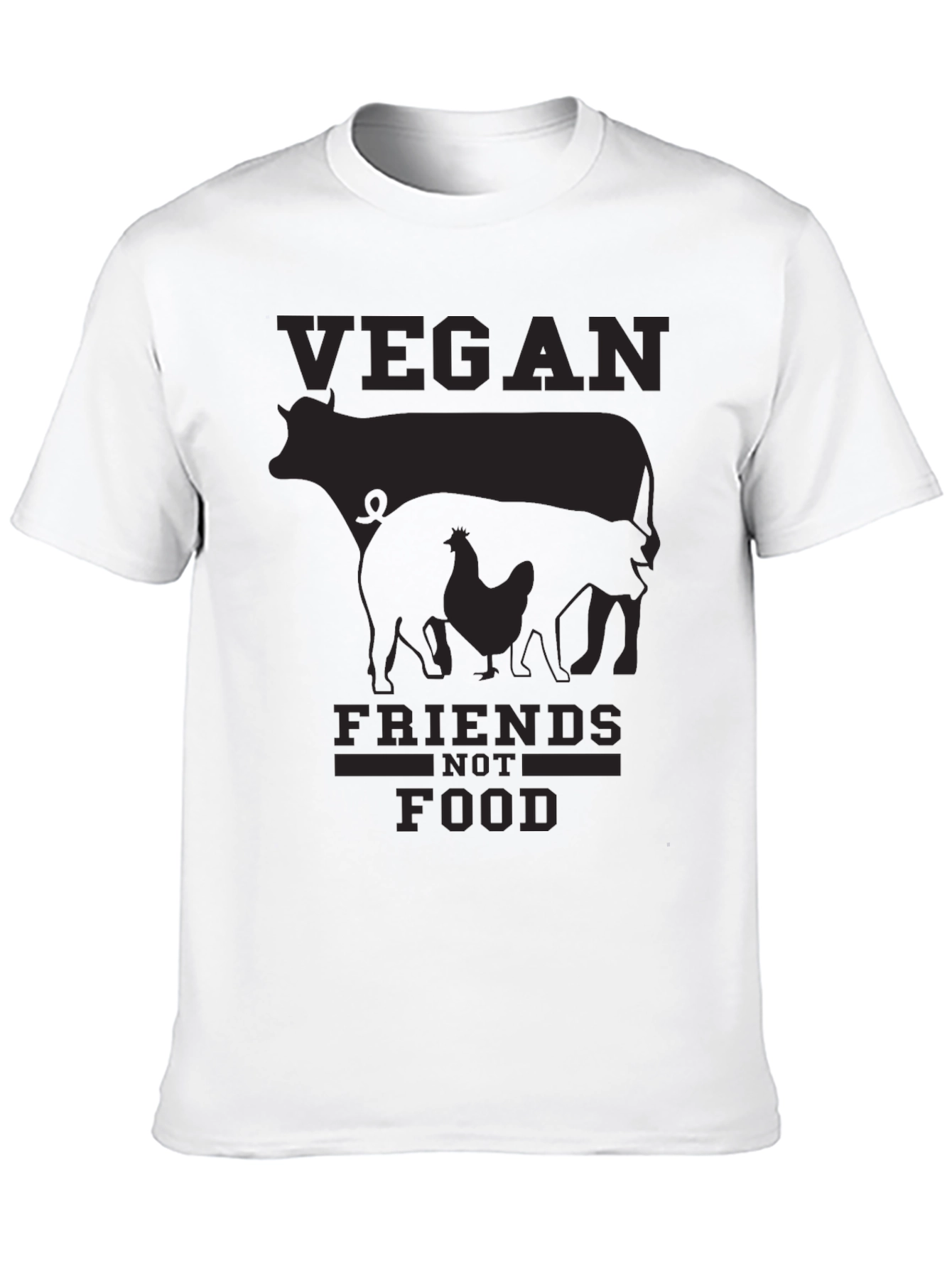 Vegan Friends Not Food T-Shirt - 10