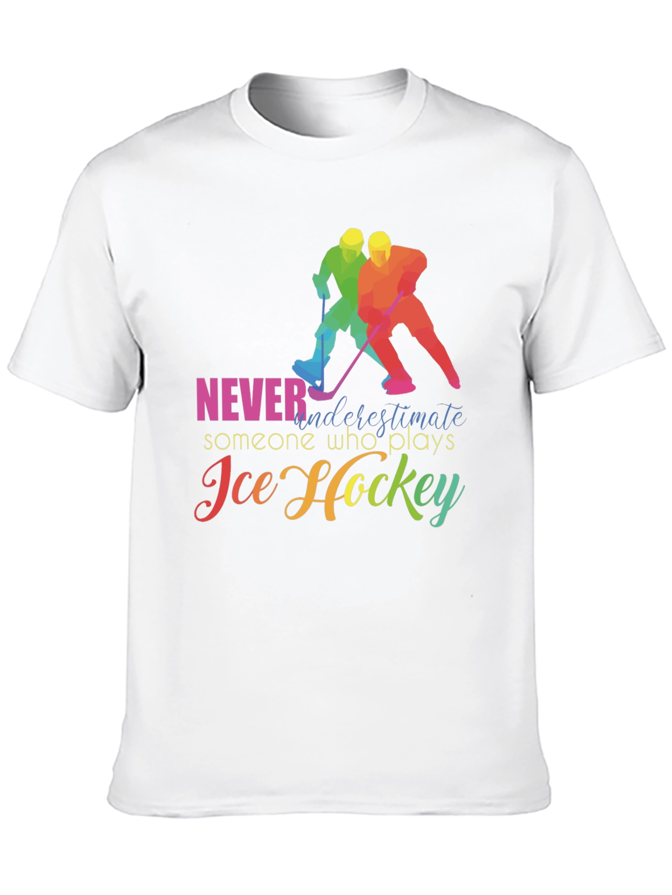 Black Ice Hockey T-Shirt: Never Underestimate view 10