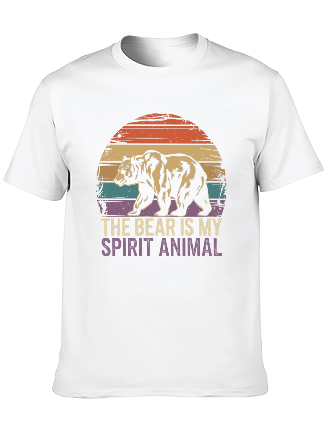 Black Bear Spirit Animal Graphic T-Shirt view 10