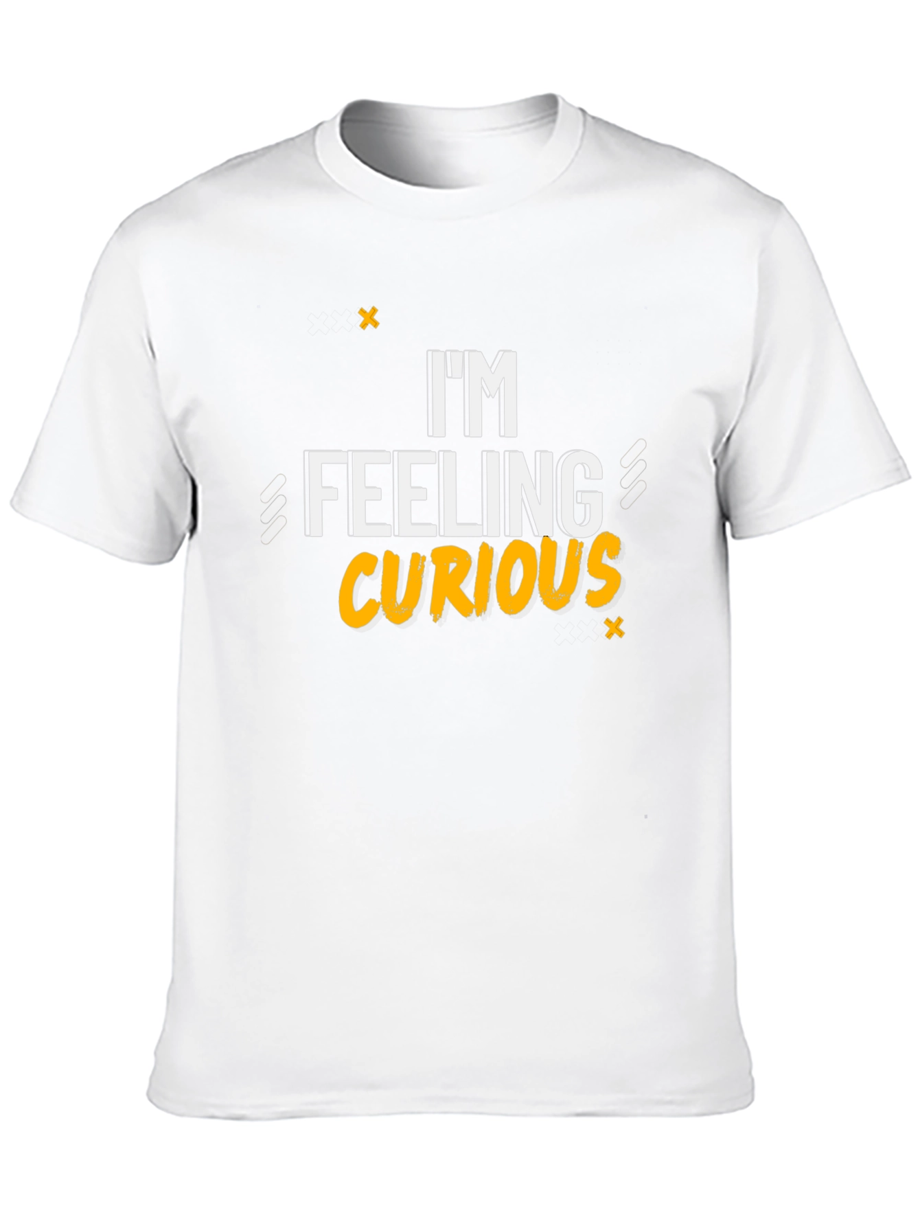 Black I'm Feeling Curious Graphic T-Shirt view 10