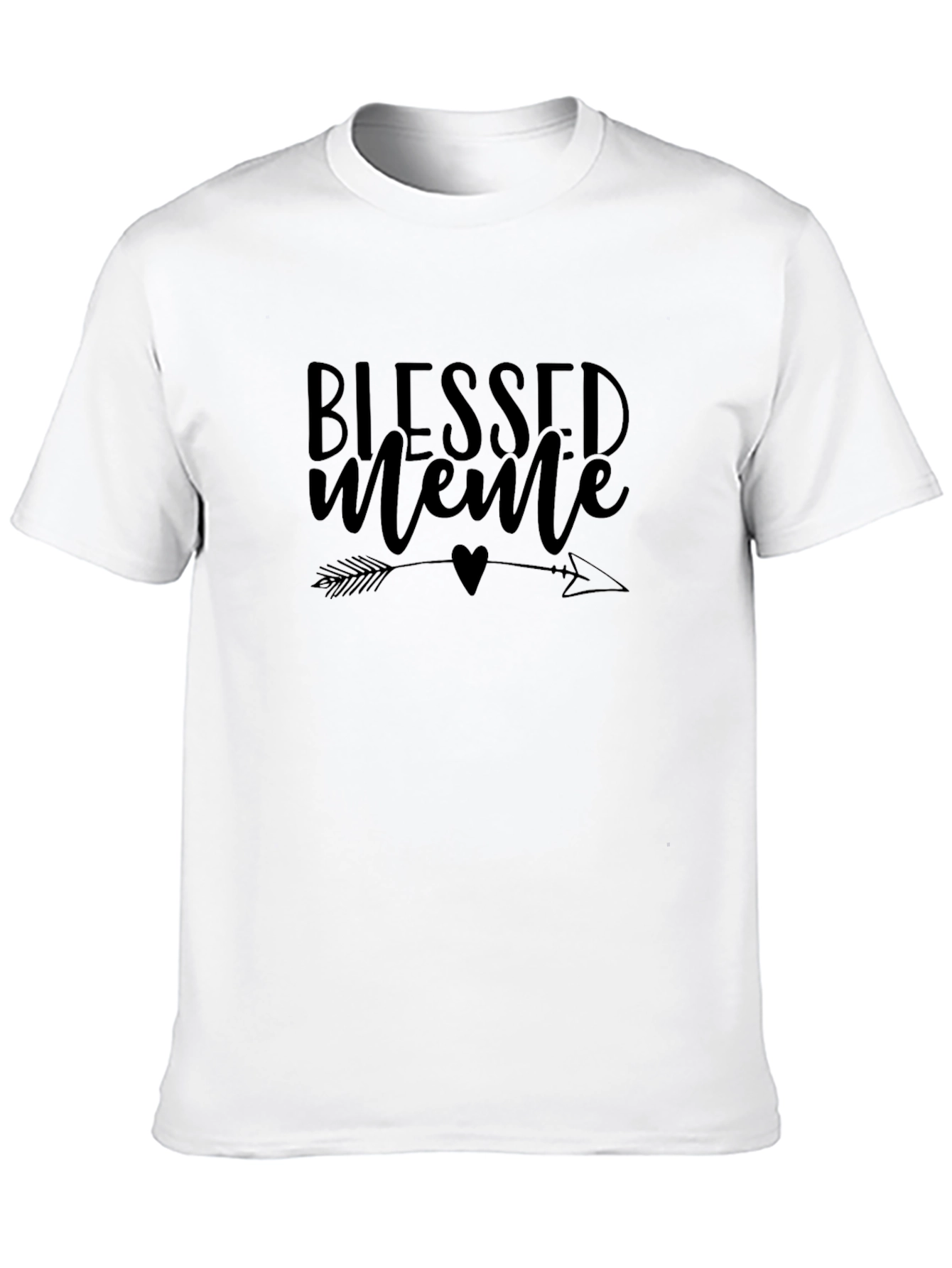 Black Blessed Meme Graphic Tee - Stylish Comfort view 10