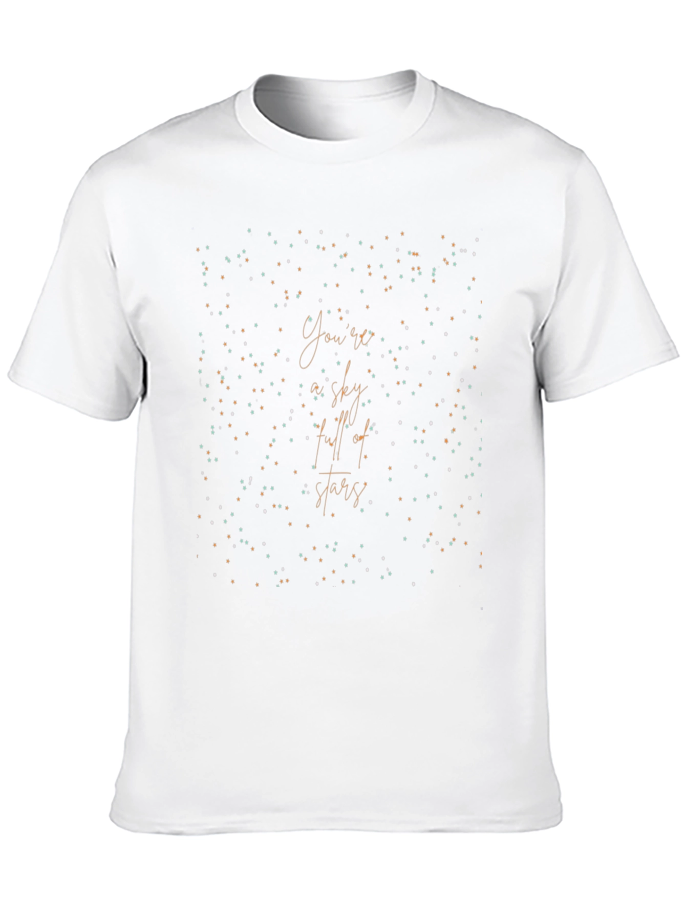 Black Sky Full of Stars Black T-Shirt view 10