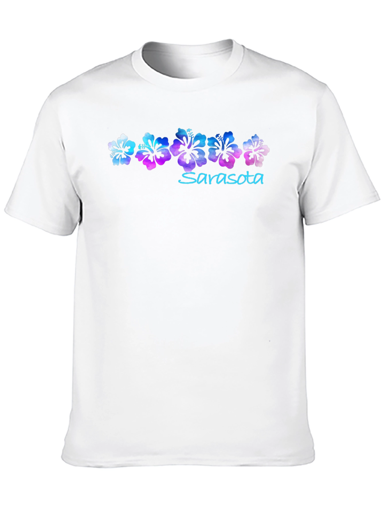 Black Sarasota Floral Black Graphic T-Shirt view 10