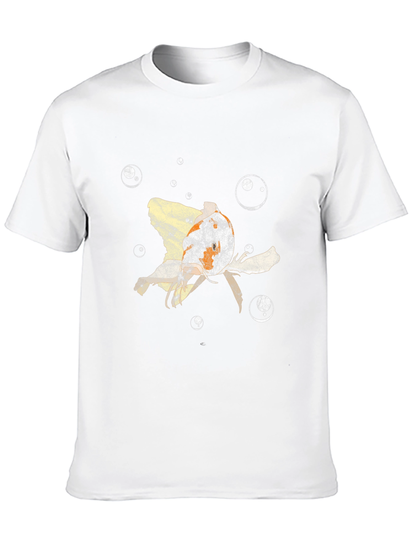 Black Koi Fish Bubble T-Shirt - Black view 10