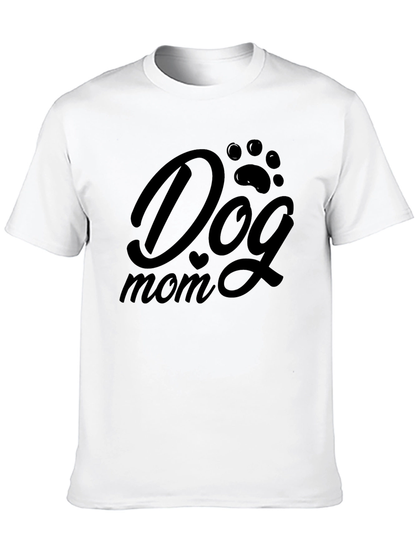 Black Dog Mom Black Graphic Tee view 10