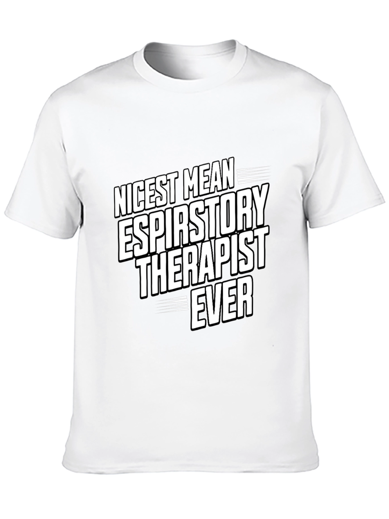 Black Nicest Respiratory Therapist Ever T-Shirt view 10