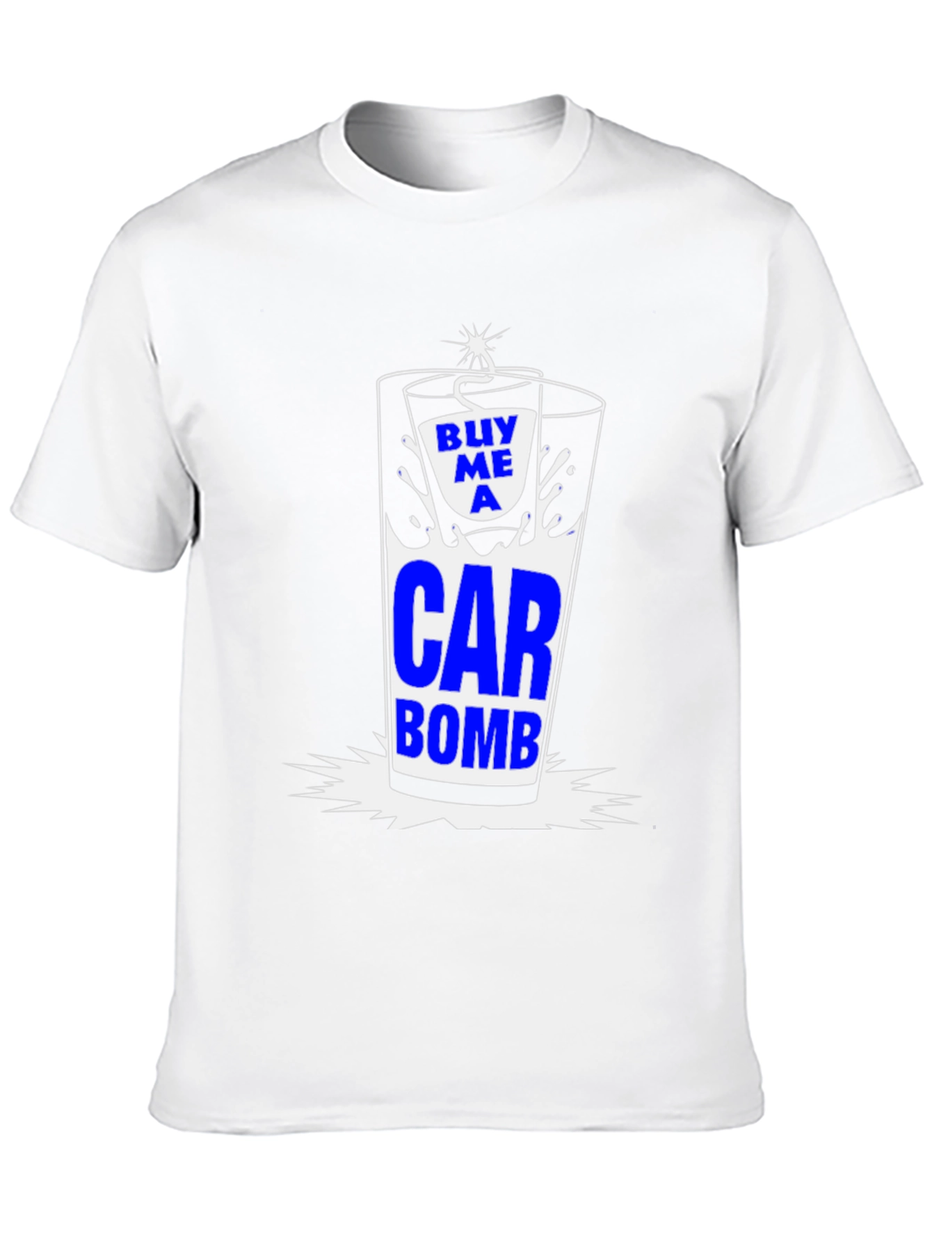 Black Buy Me A Car Bomb T-Shirt Novelty Drink Graphic Tee view 10