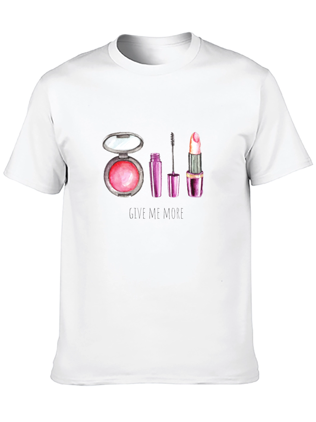 Black Makeup Lover's T-Shirt: Give Me More Glam! view 10