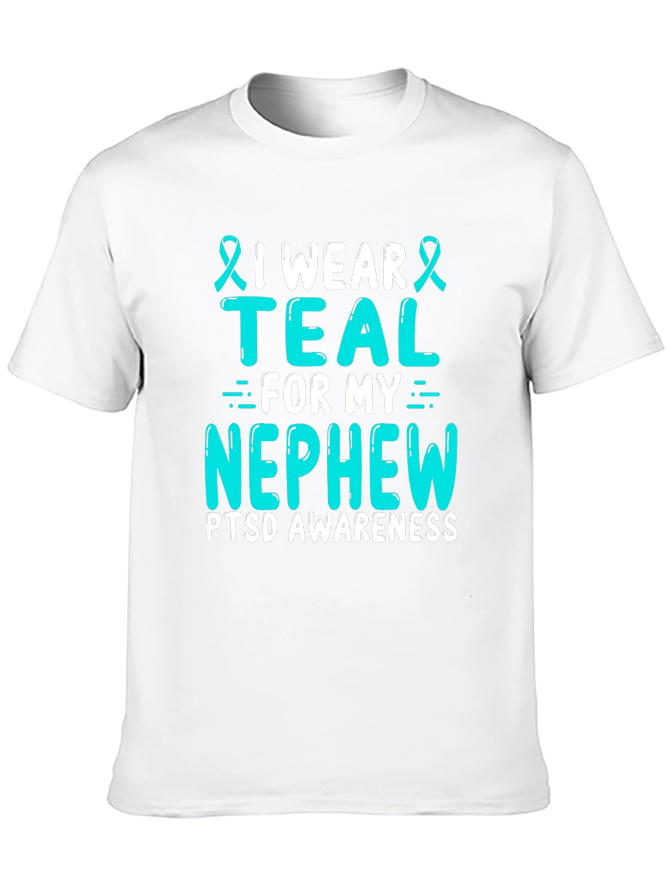 Teal PTSD Awareness T-Shirt - 10