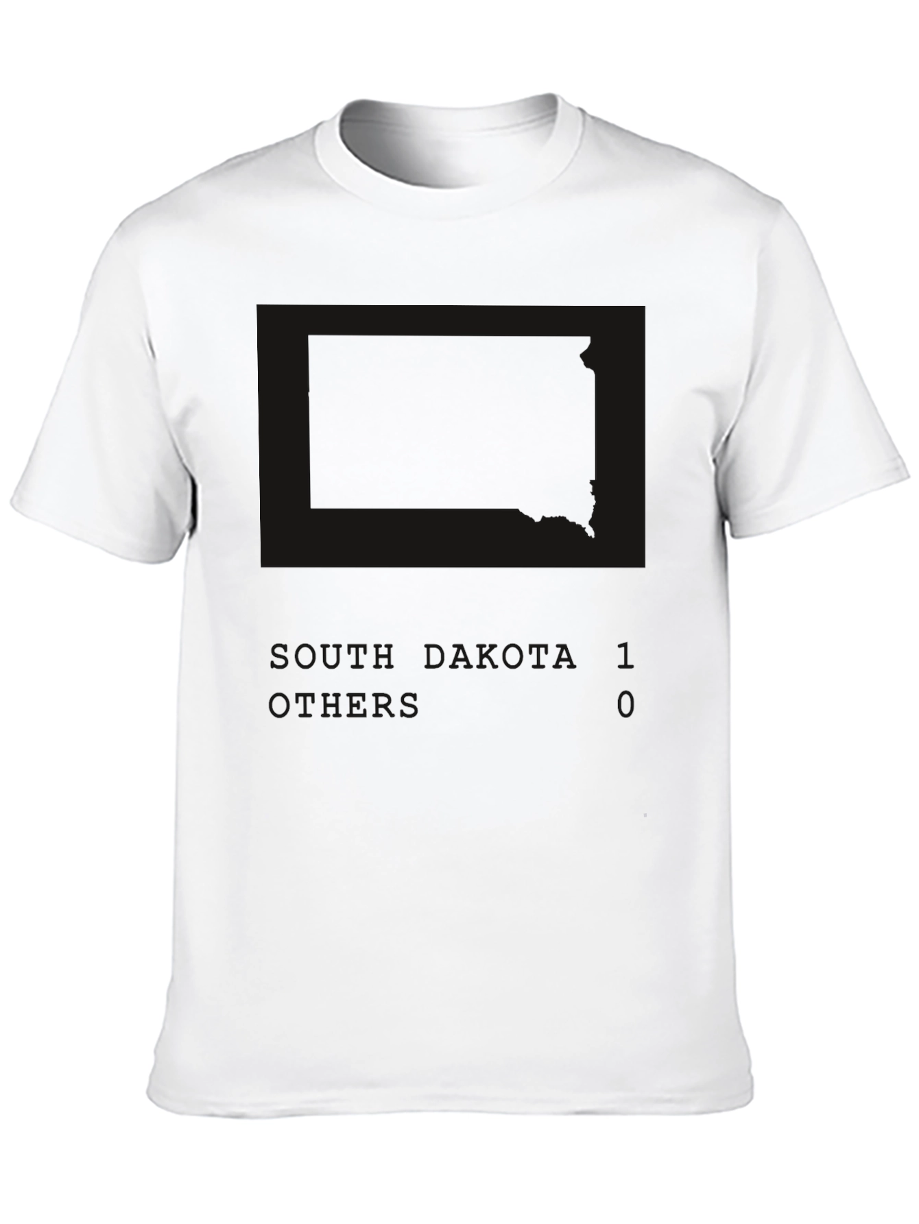 Black Men's Black Graphic Tee - Dakota State Pride view 10