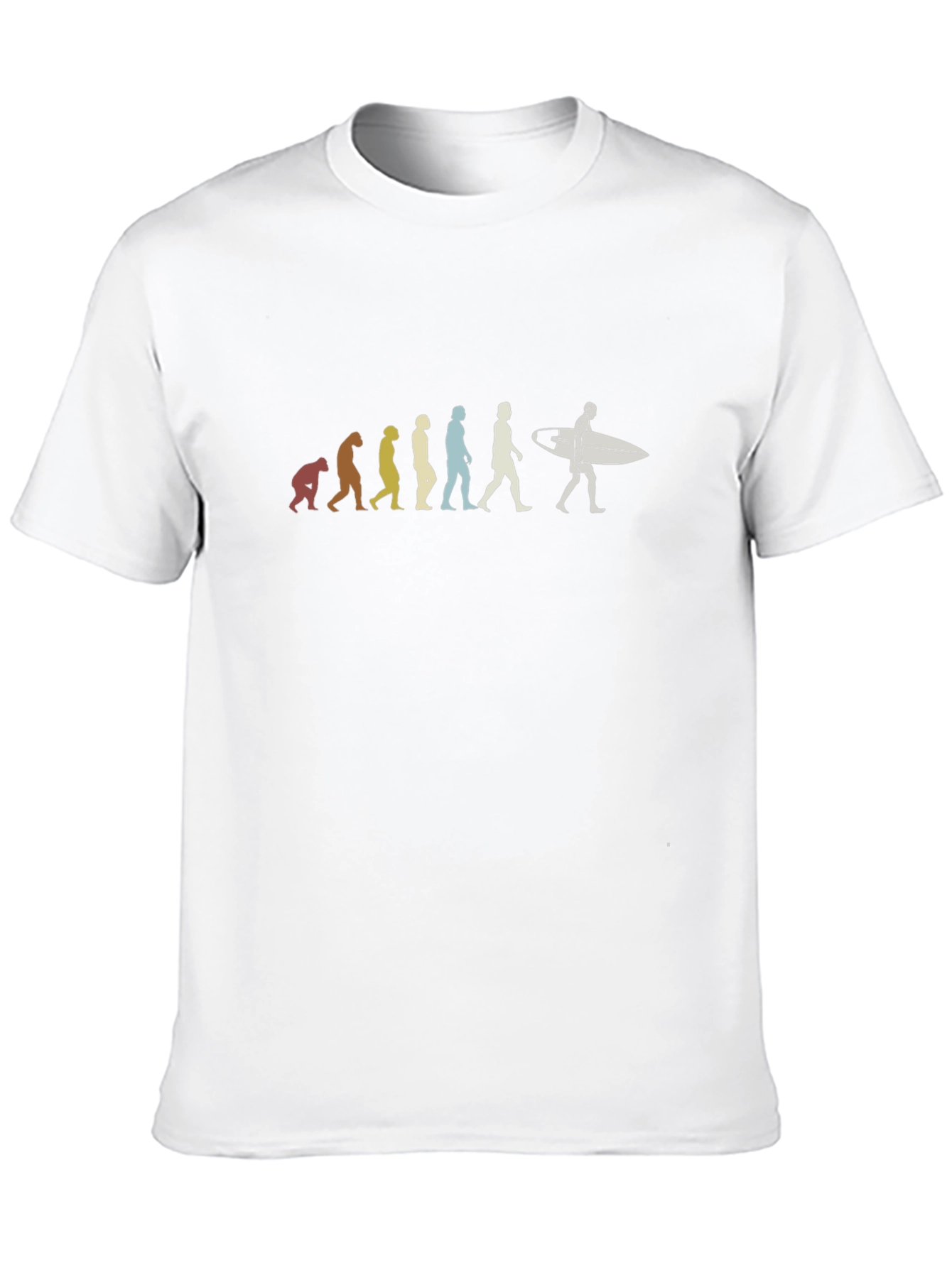 Black Evolution of Surfing T-Shirt - Black view 10