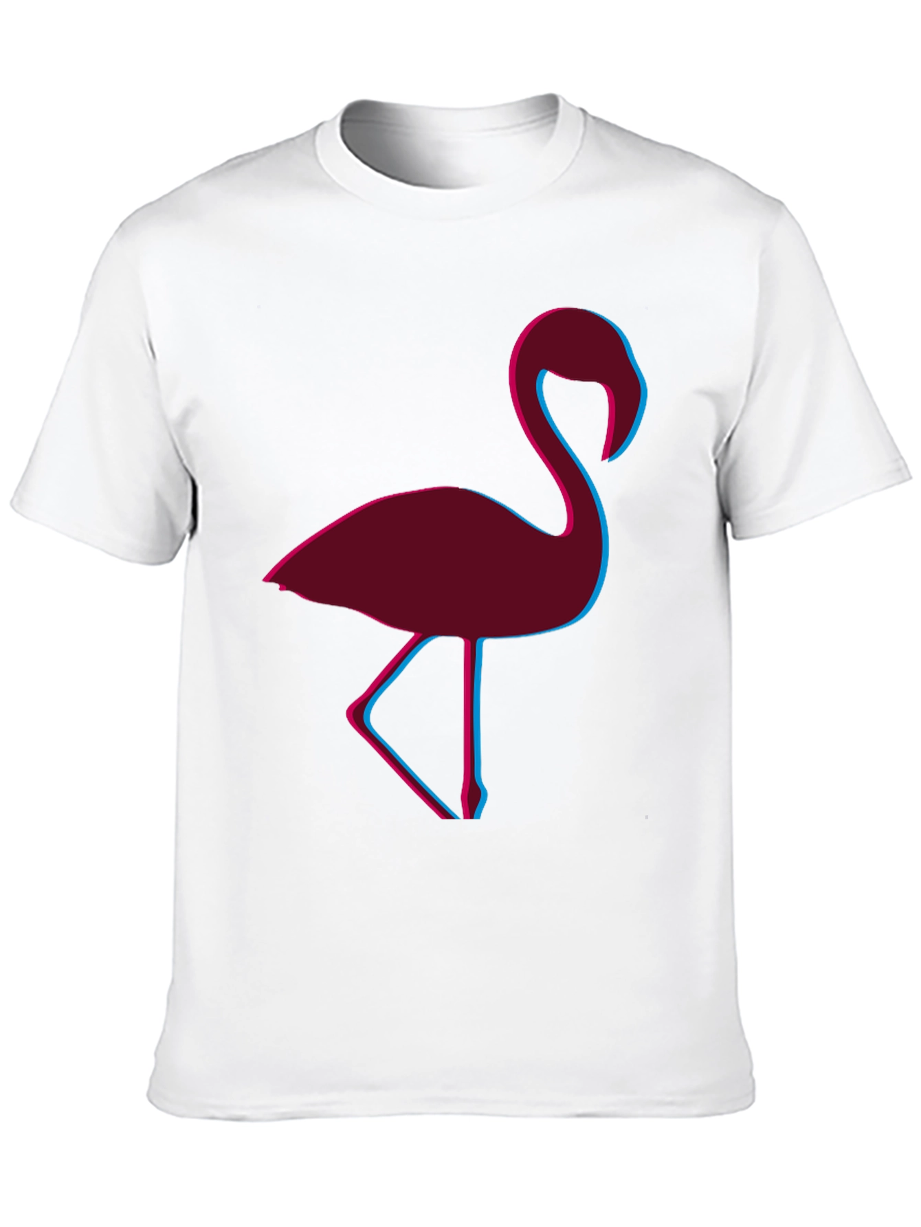 Black Retro Flamingo Graphic Tee view 10