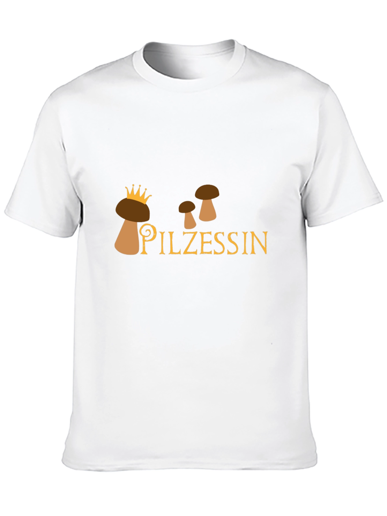Black Pilzessin Funny Mushroom Princess Graphic T-Shirt view 10