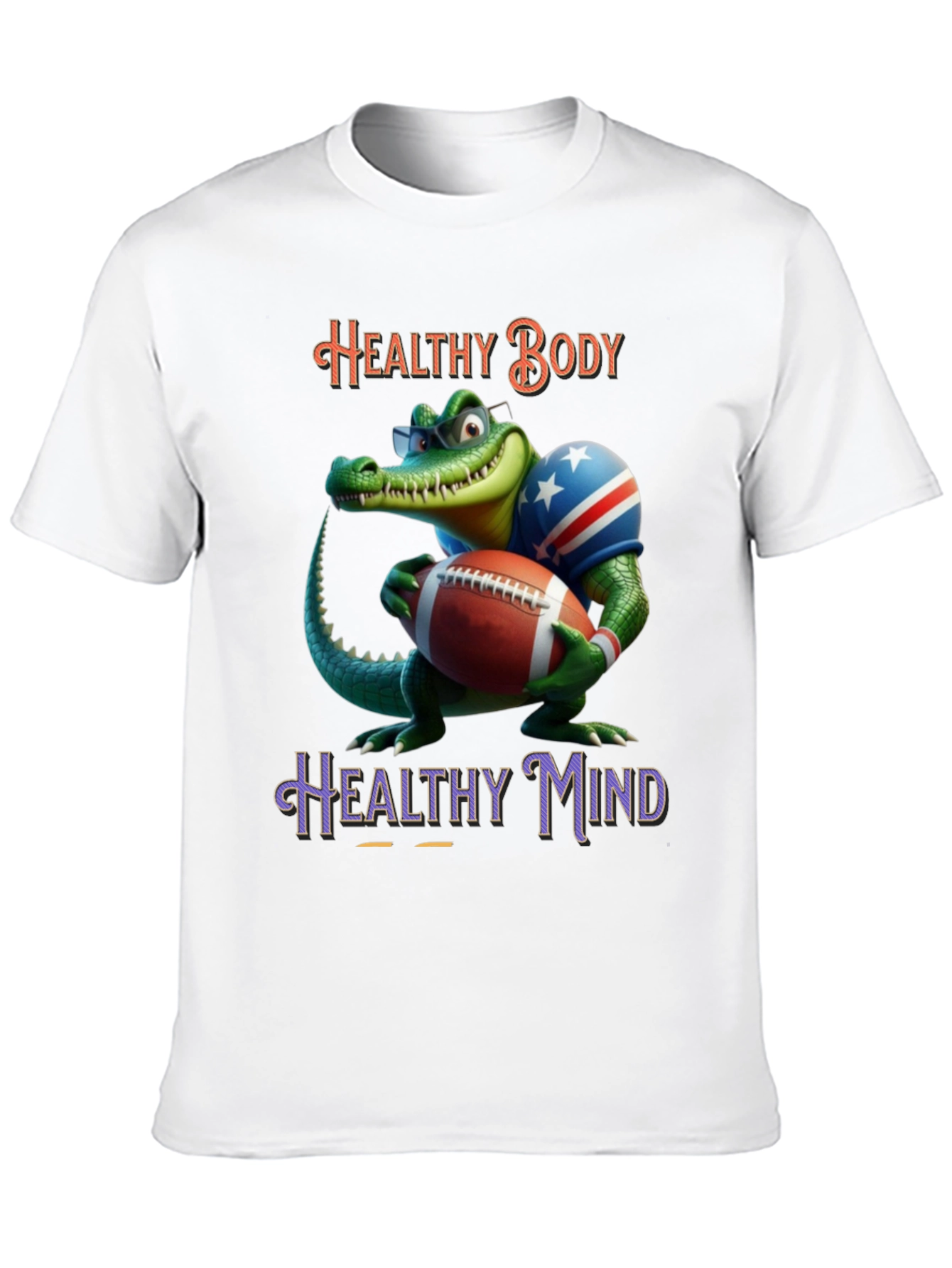 Healthy Body, Healthy Mind Gator Tee - 10