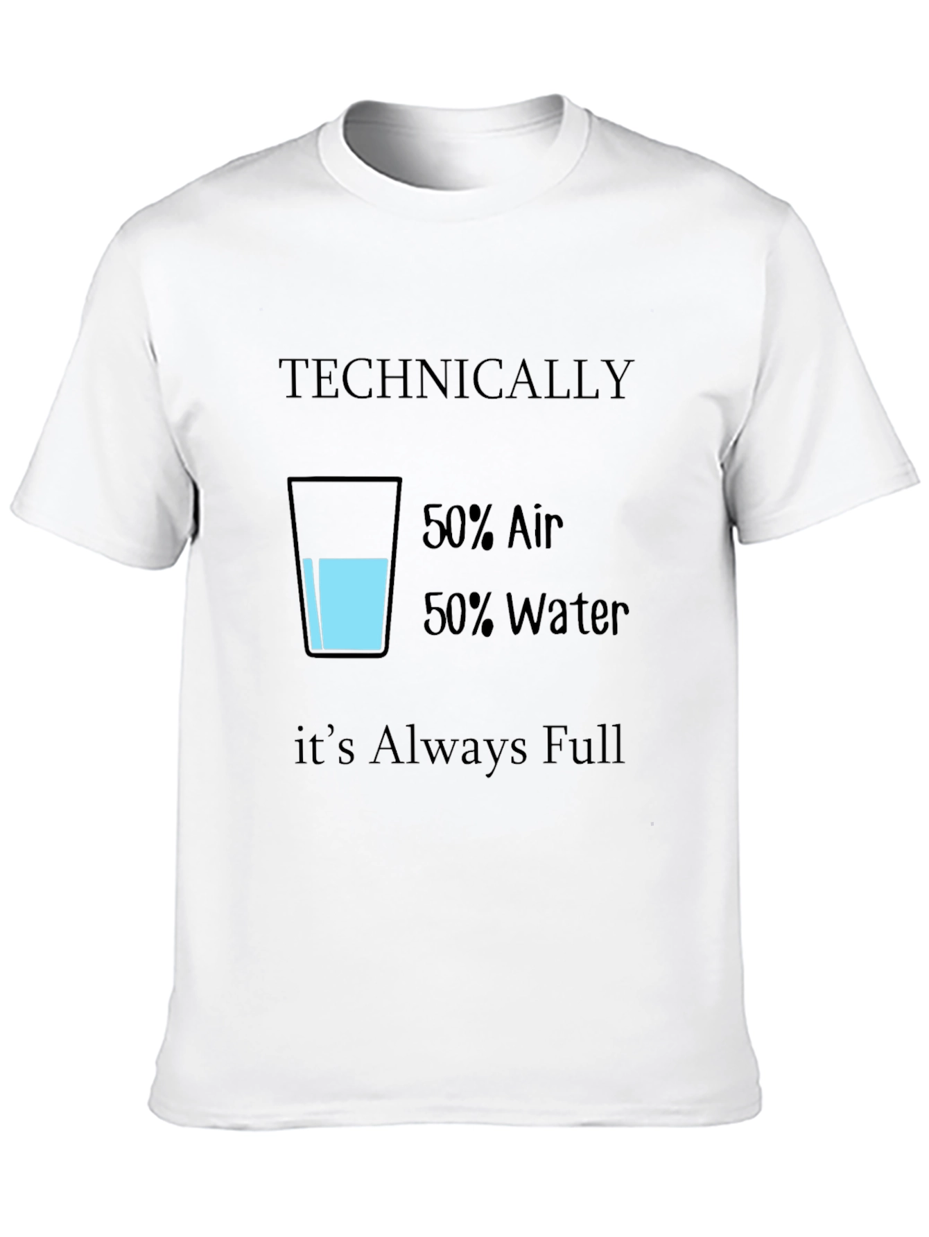 Black Funny Technically Always Full T-Shirt view 10