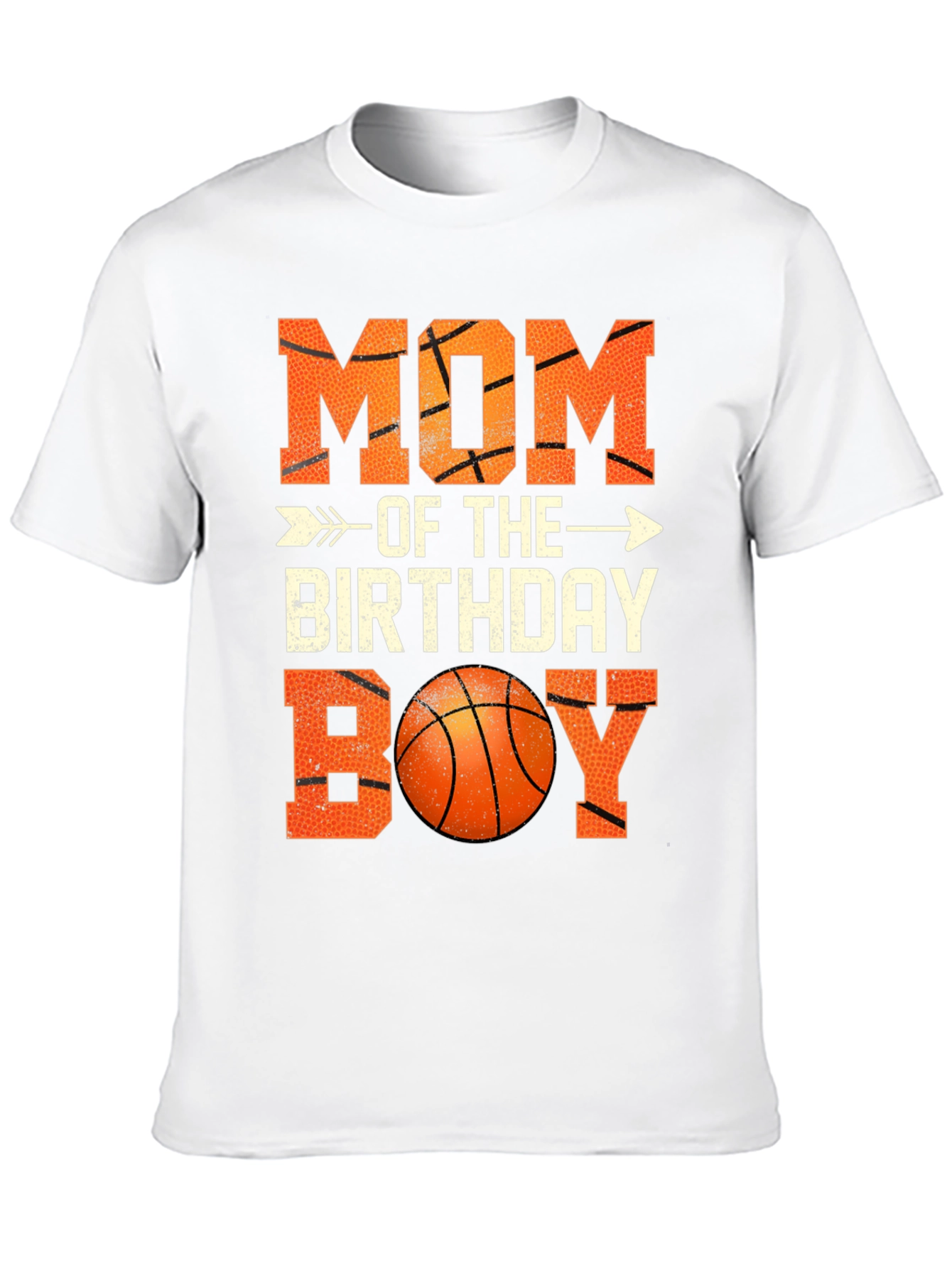 Black Mom of the Birthday Boy Basketball T-Shirt view 10
