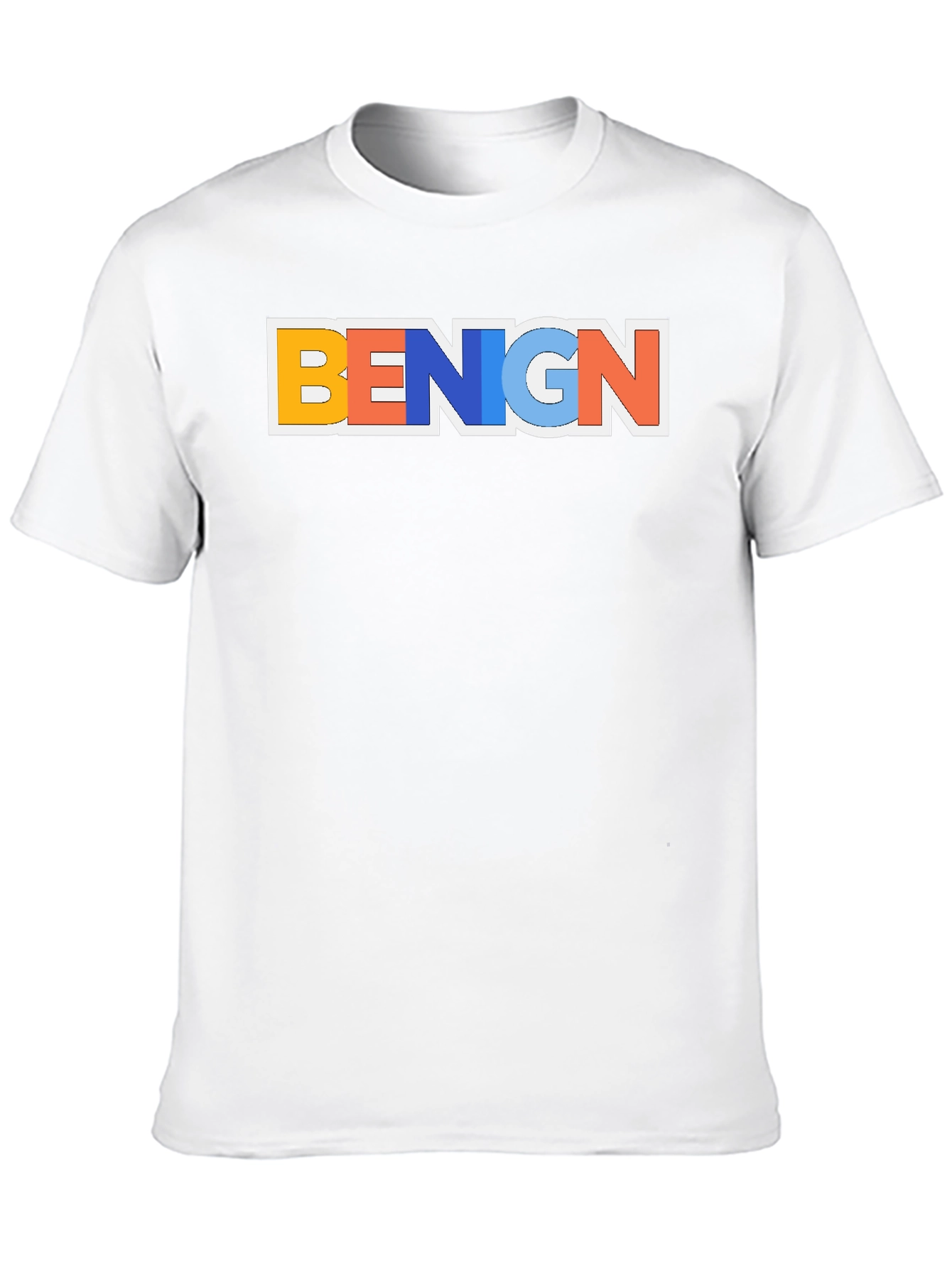 Black Benign Graphic T-Shirt - Trendy Casual Tee view 10