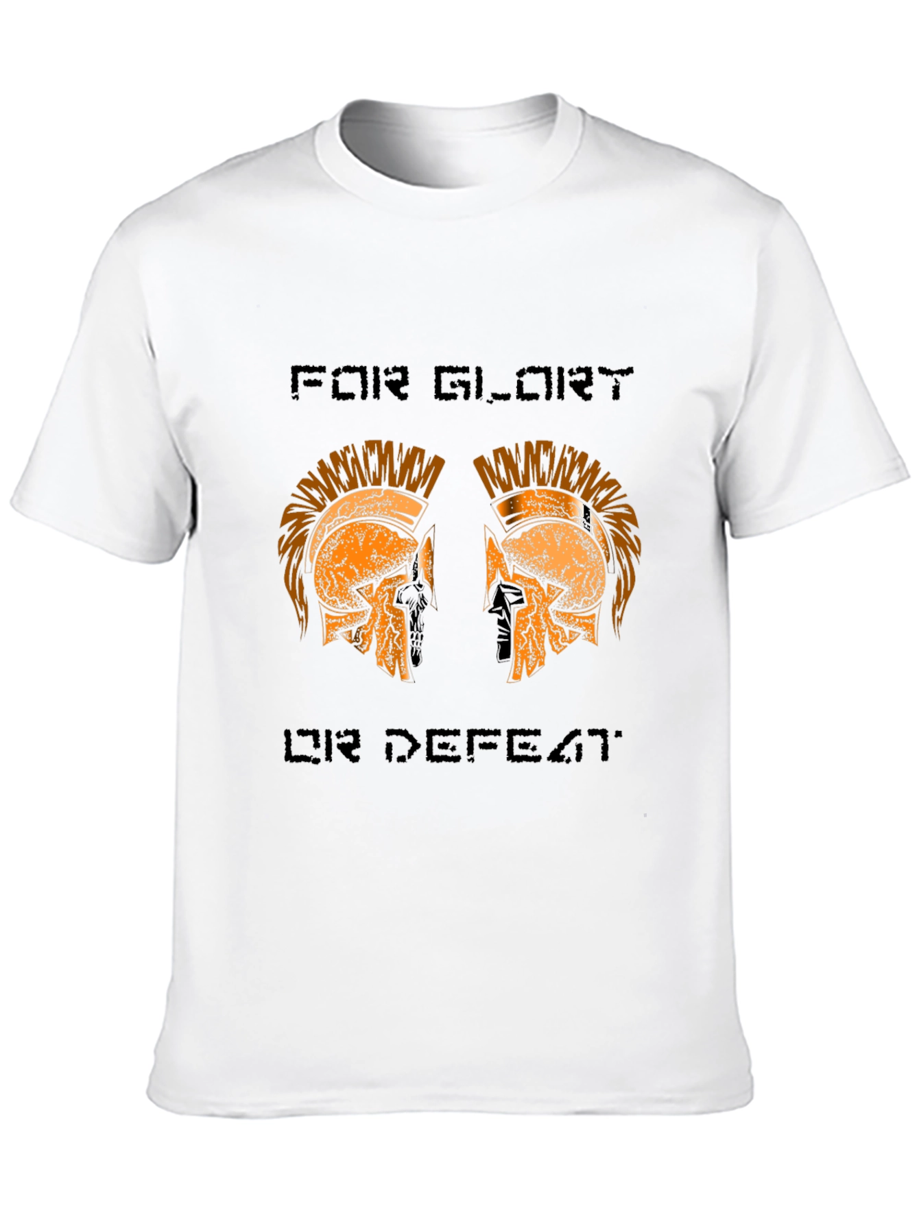 Black For Glory or Defeat Graphic T-Shirt view 10