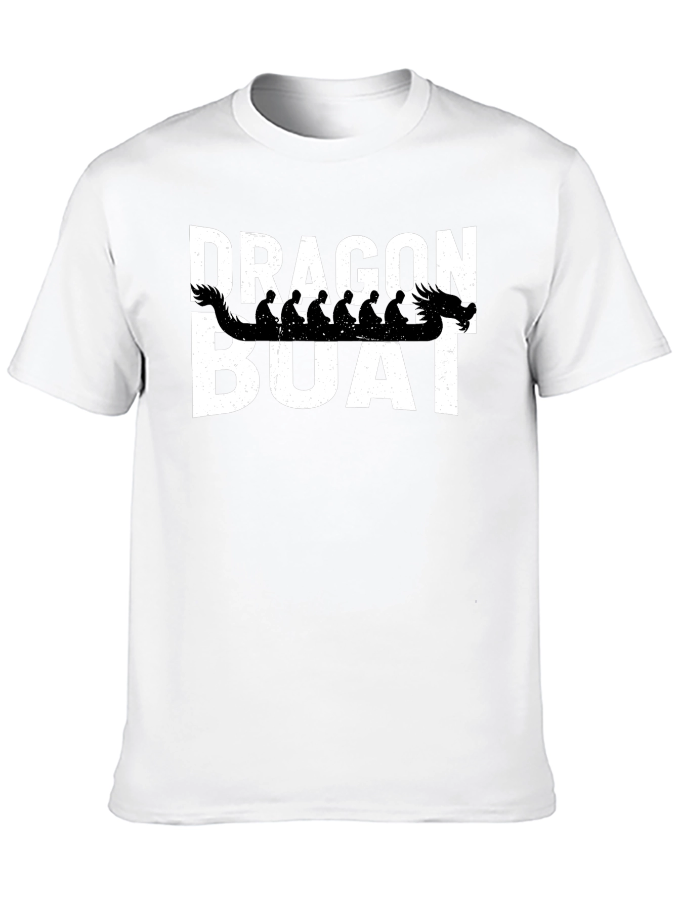 Black Dragon Boat Crew T-Shirt - Black view 10