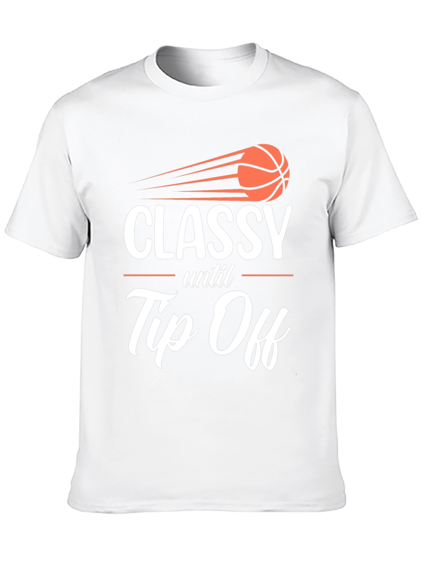 Black Classy Until Tip Off Graphic T-Shirt view 10