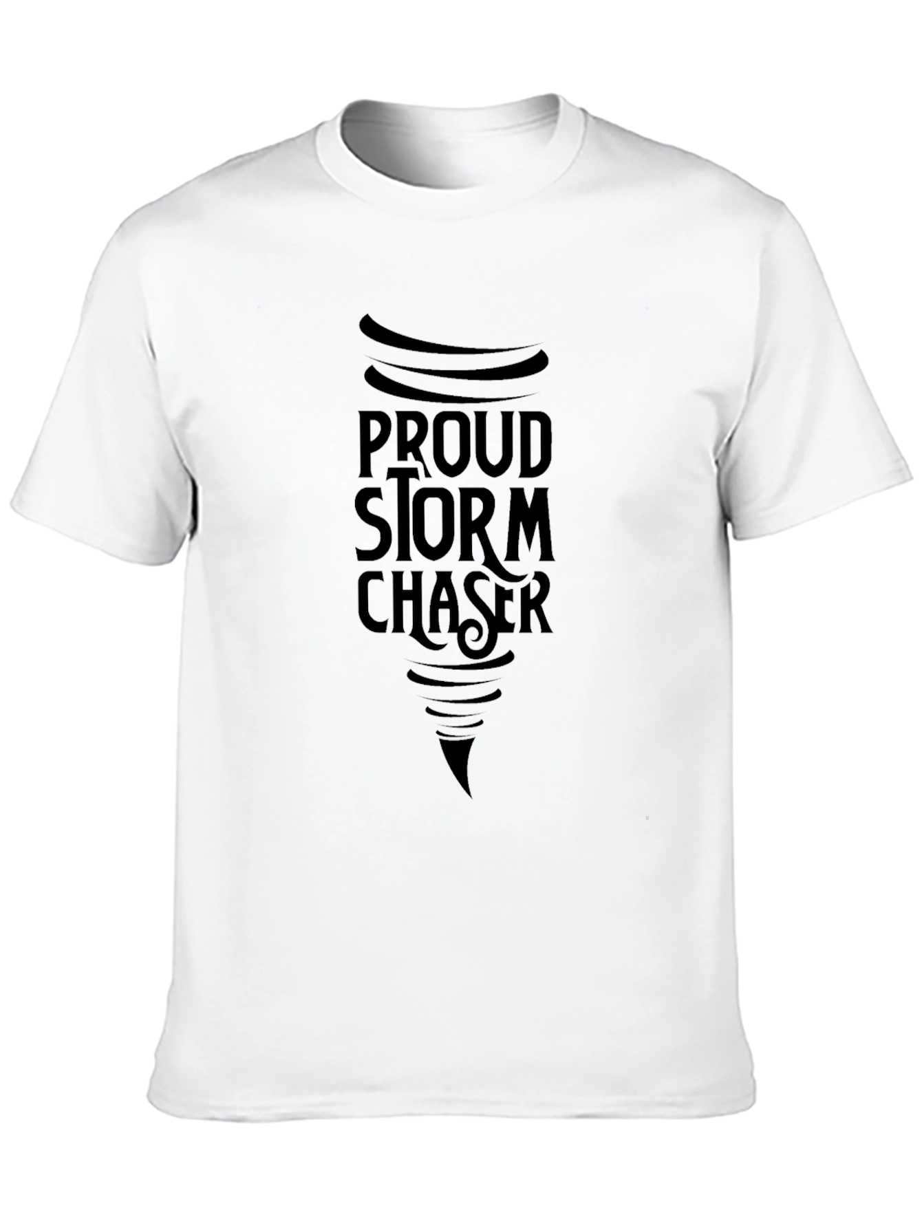 Black Proud Storm Chaser Black T-Shirt view 10