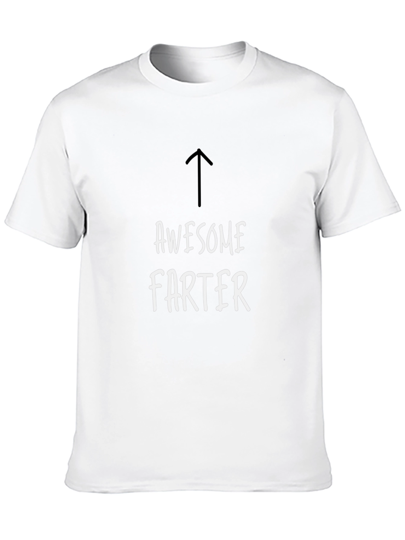 Black Awesome Farter Graphic Tee - Black view 10